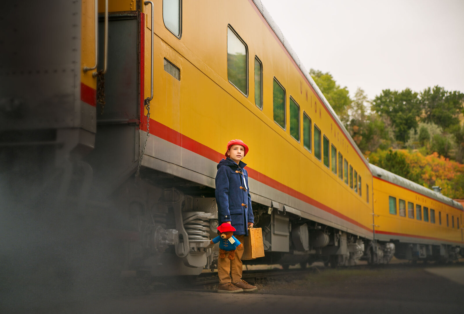 colorado-train-museum-paddington-bear-historic-vintage-children-portrait-yellow-children-book-bear
