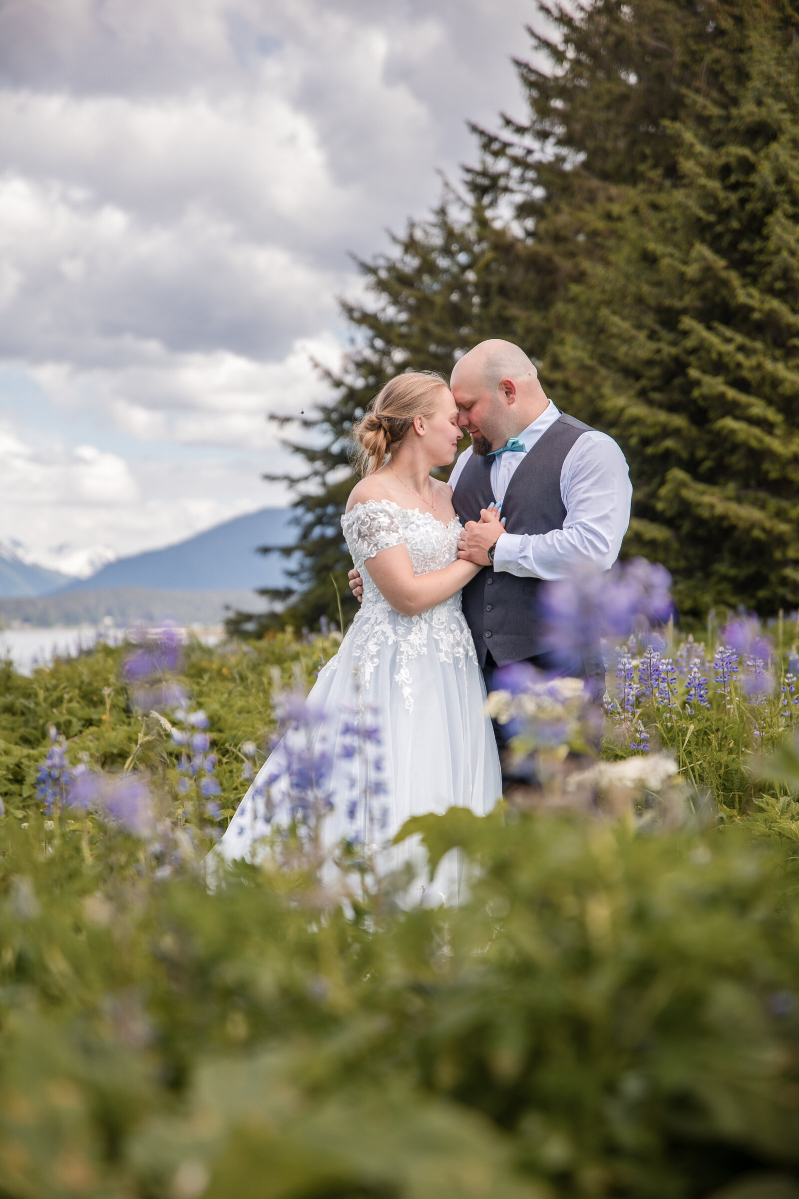 Christine Johnson Photography - Rachel and Bill Wedding Glacier Juneau AK -11