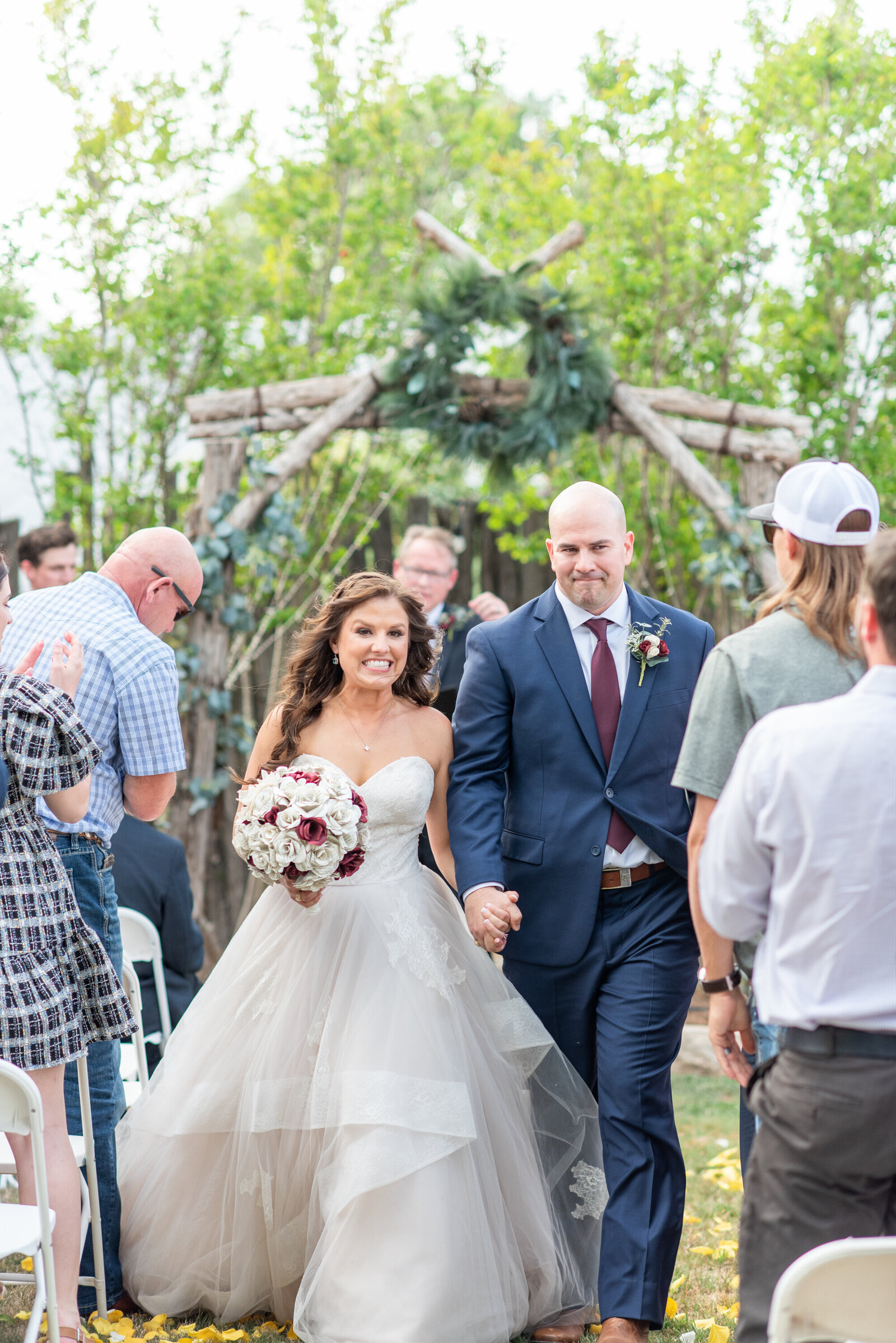 outdoor wedding ceremony