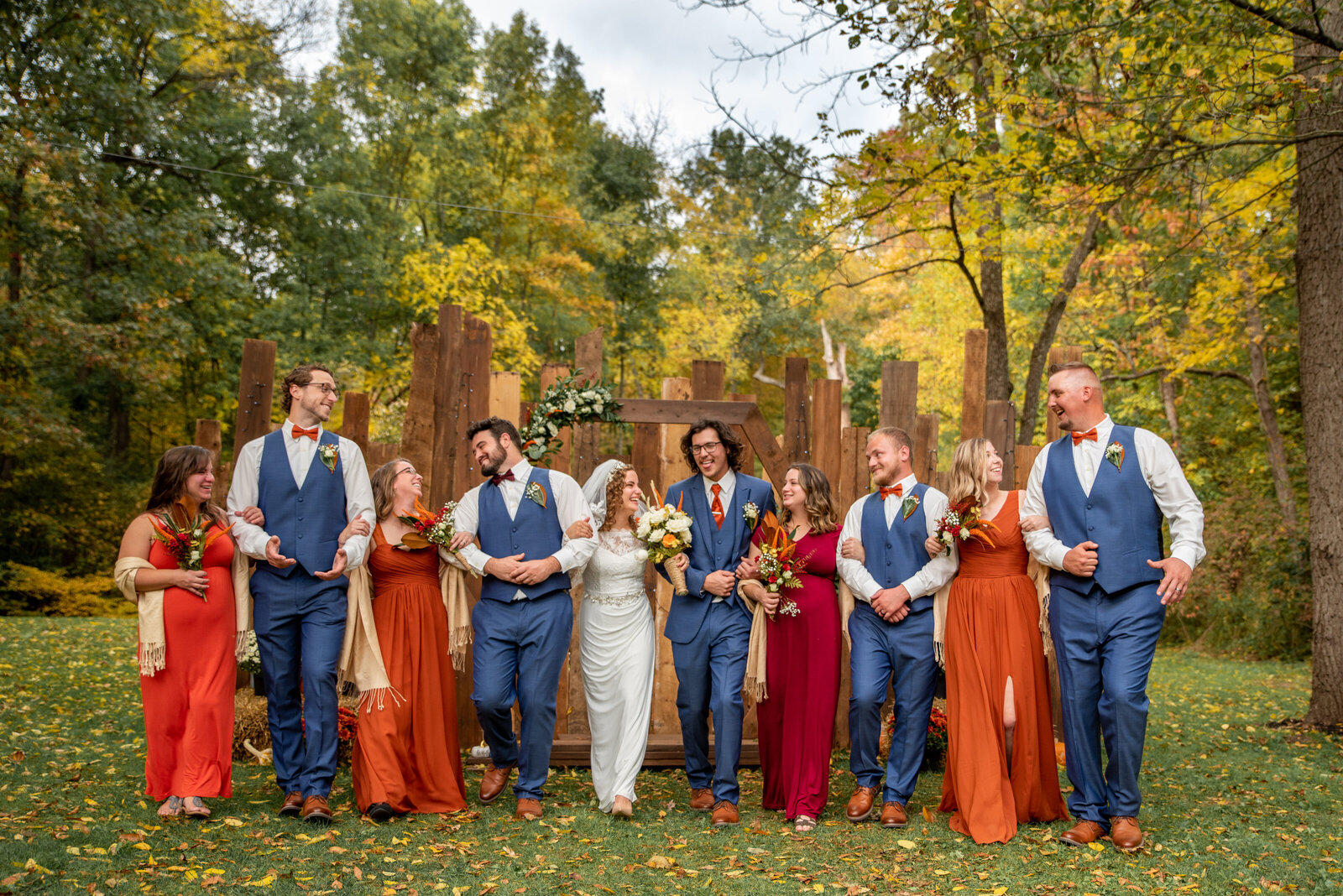Autumn wedding in Millersburg, Ohio