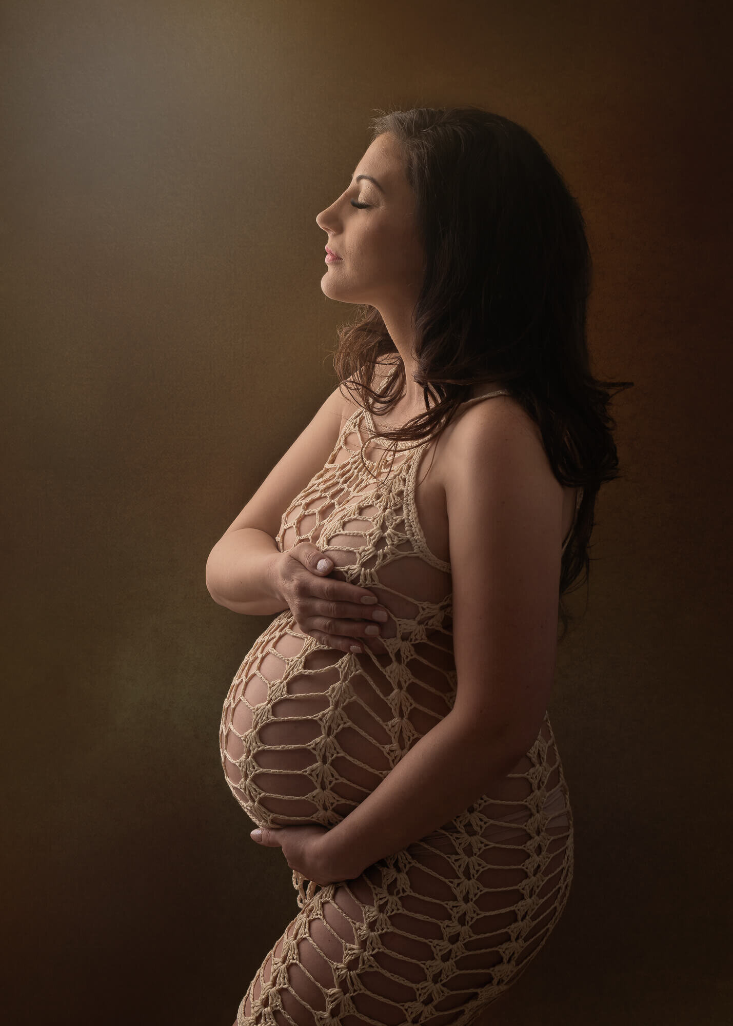Implied nudity maternity picture