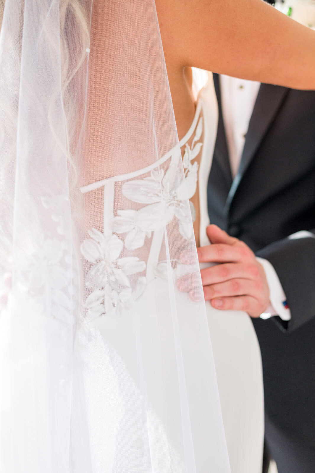 Custom Bridal Gown Detail