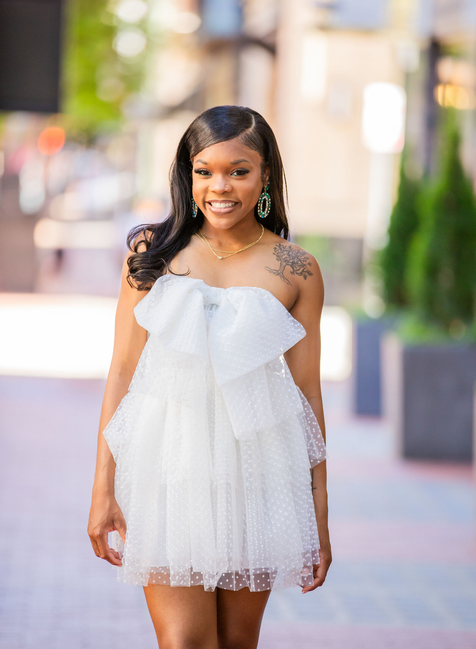 upscale senior girl portrait