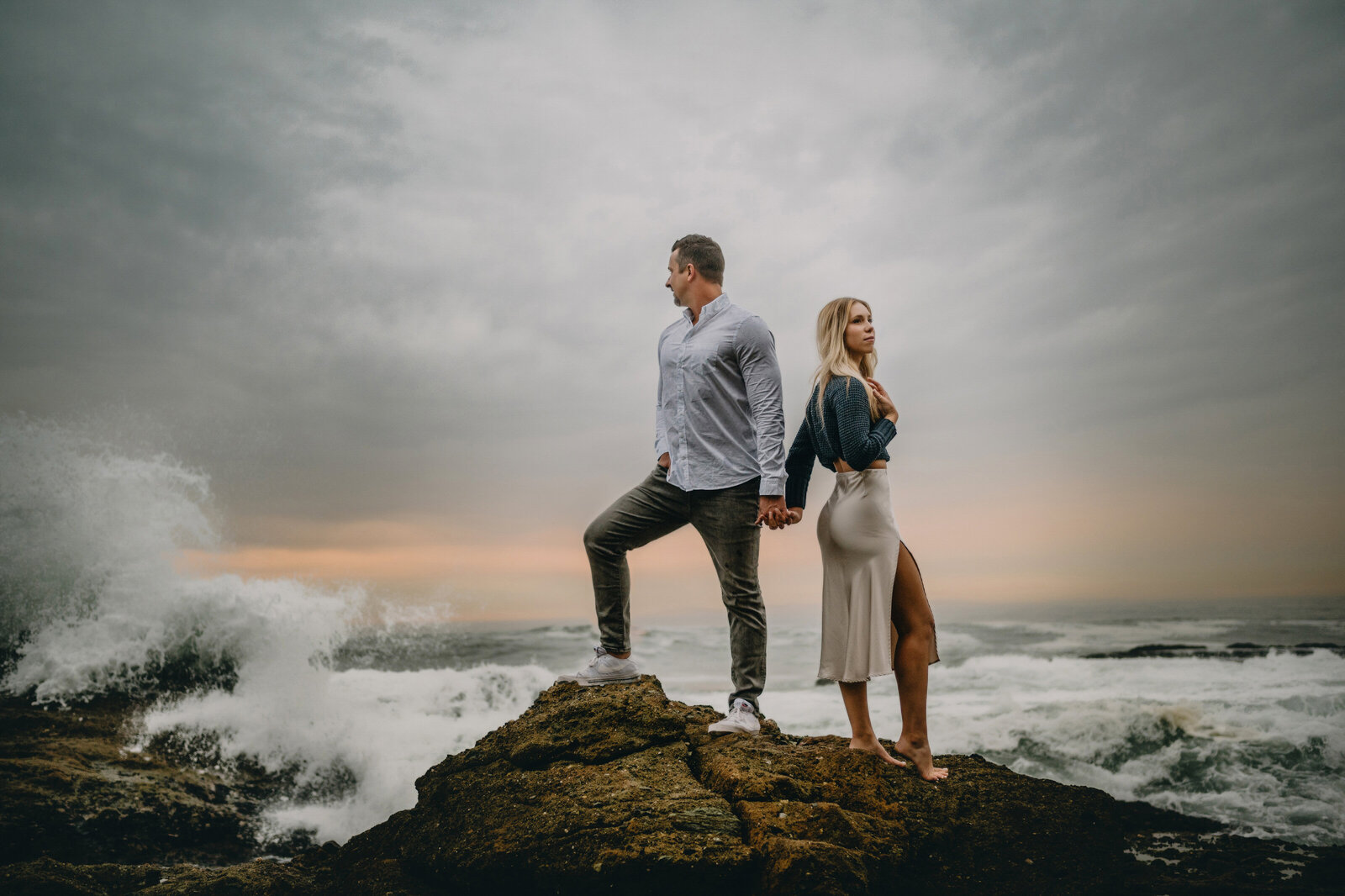 laguan beach engagement session photography