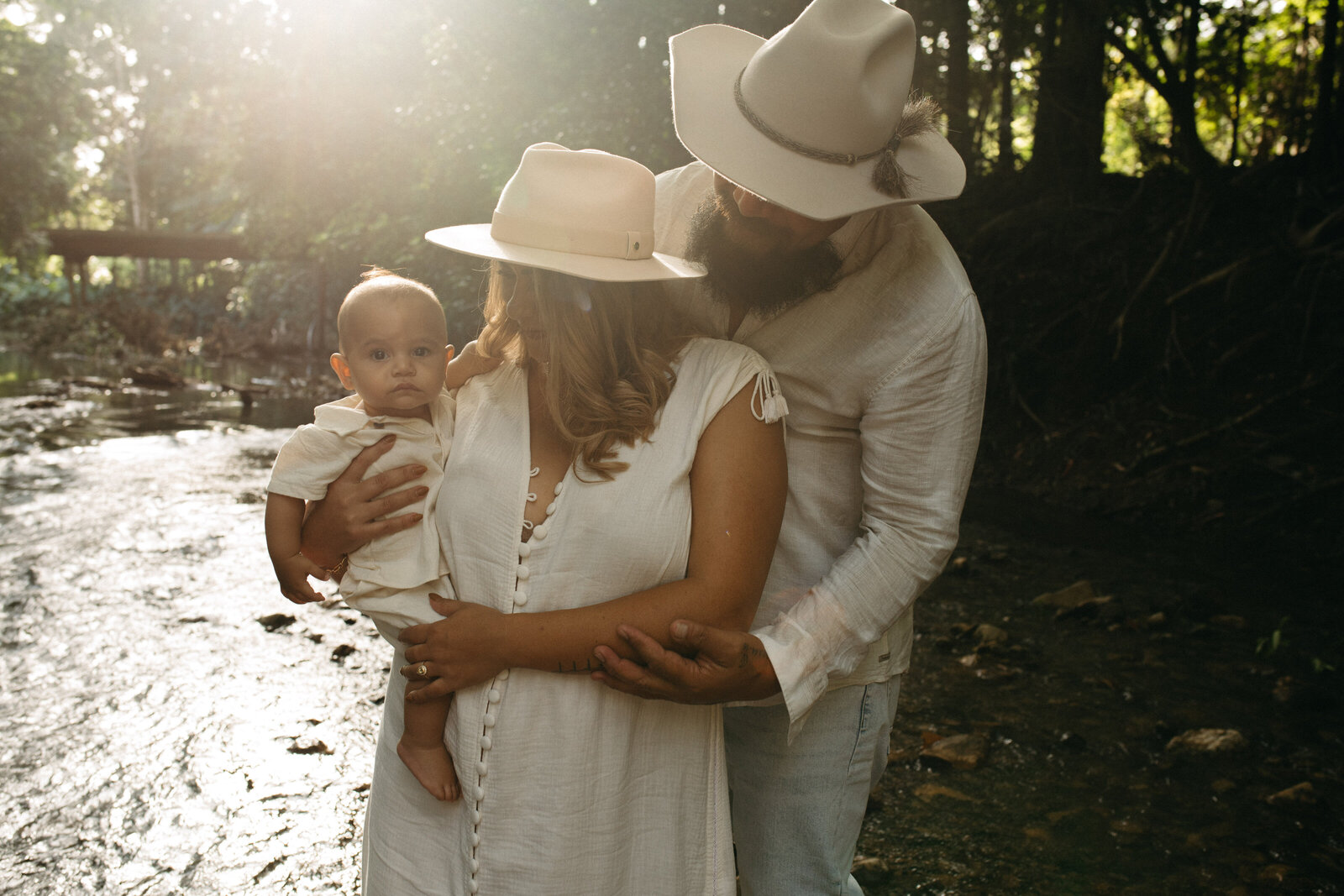 Creek -Family Photoshoot - Gold Coast -Family Photoshoot-baby-photos