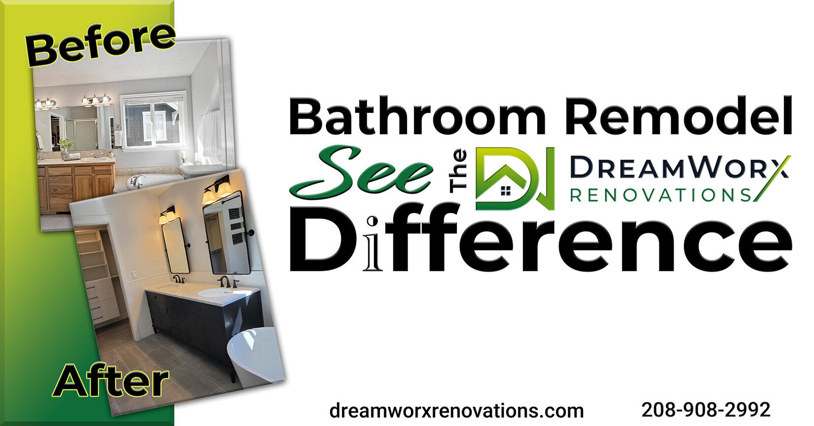 Facebook- DreamWorx Renovation-DreamWorx Bathroom Before and After