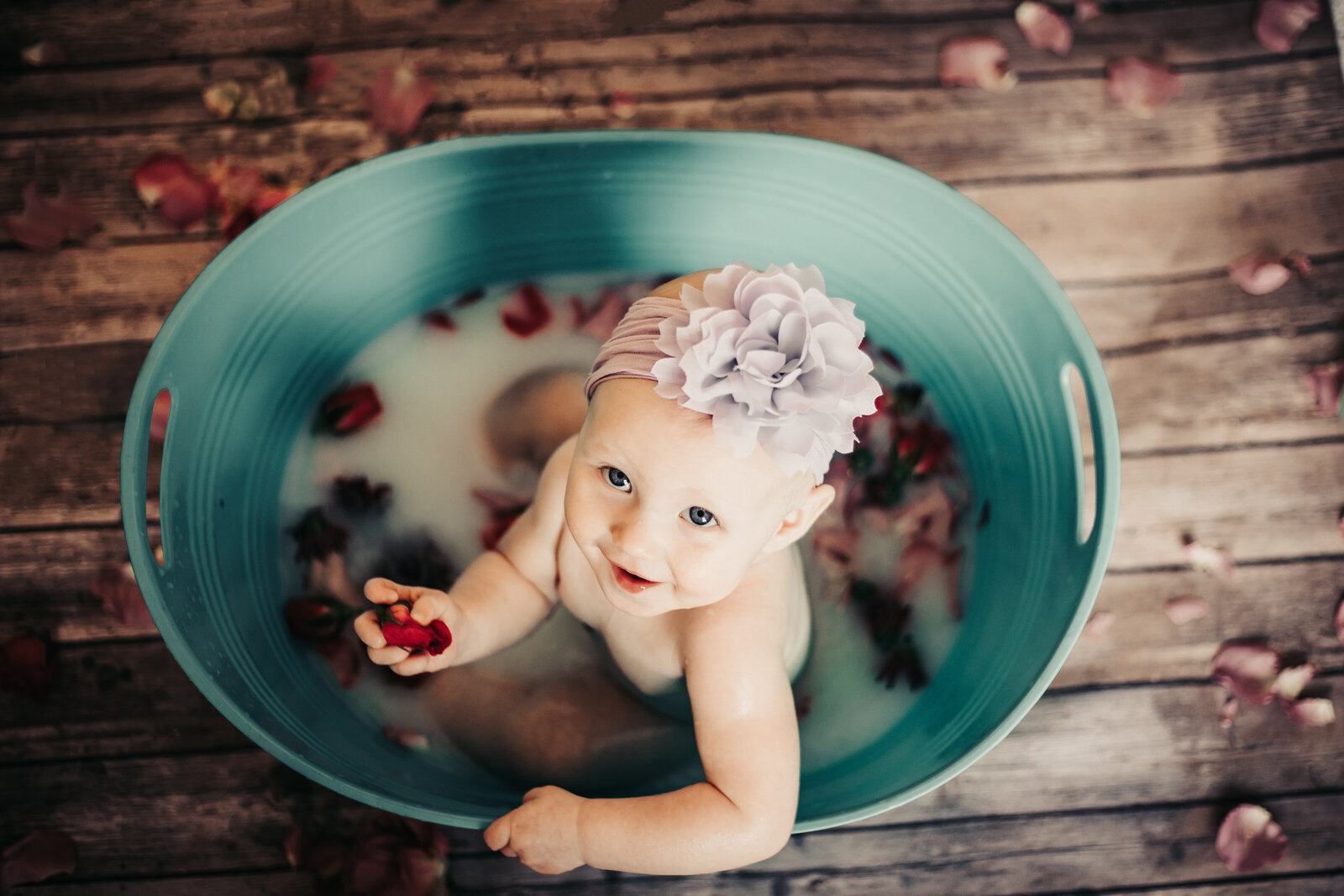 milk bath session