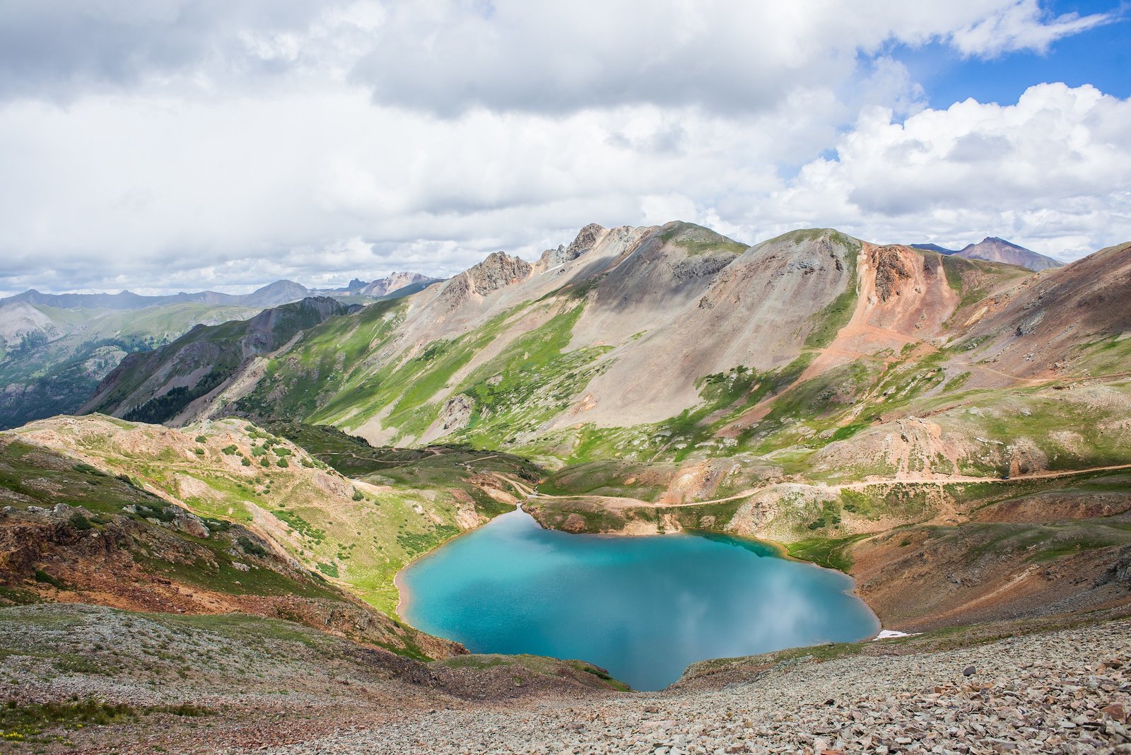 Lake Como in the San Juan Mountains of Colorado