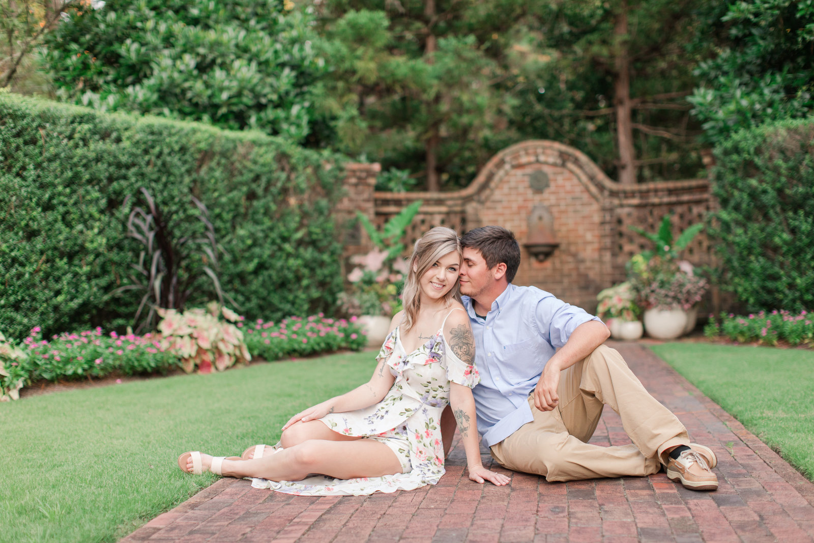 Jennifer B Photography-Sandhills Horticultural Gardens Engagement-Pinehurst NC-Cody and Kayla-2019-0147