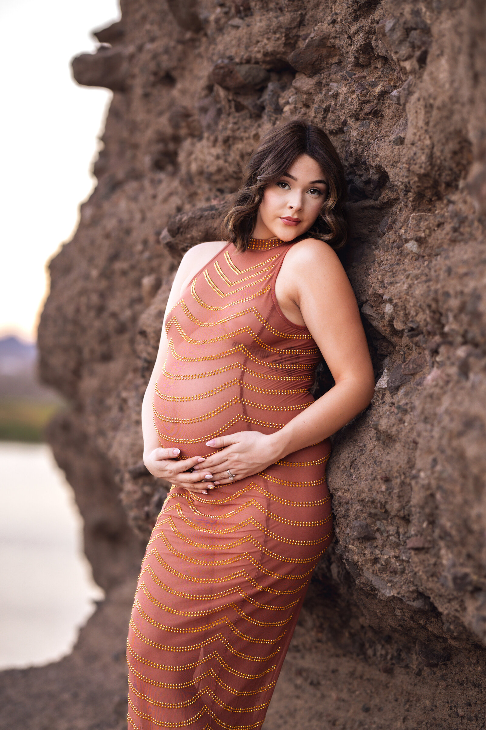 Elona Shea Photography_ Lake Havasu Maternity Photographer_castle rock bay_