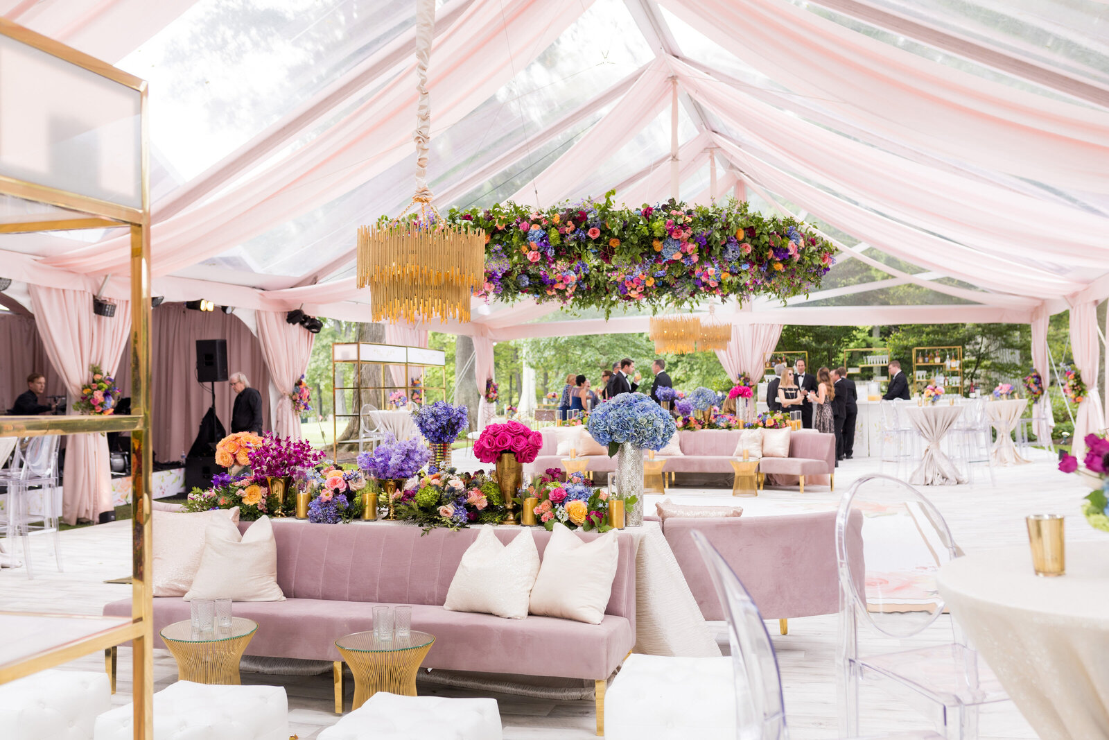 luxury wedding reception by tim komen event planning