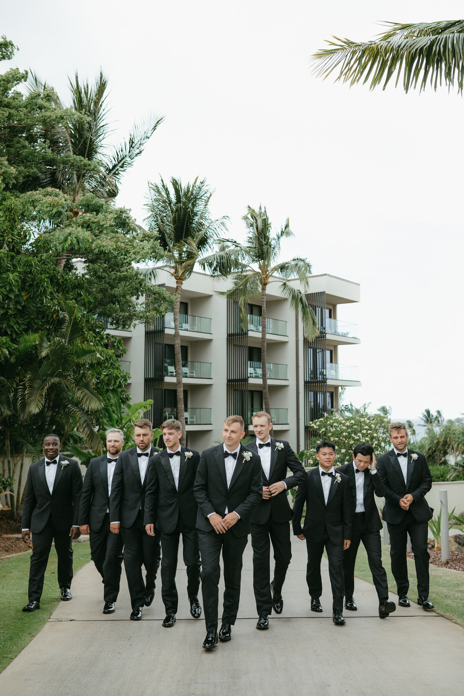 Kayli & Robbie portraits at Andaz Maui Wailea wedding