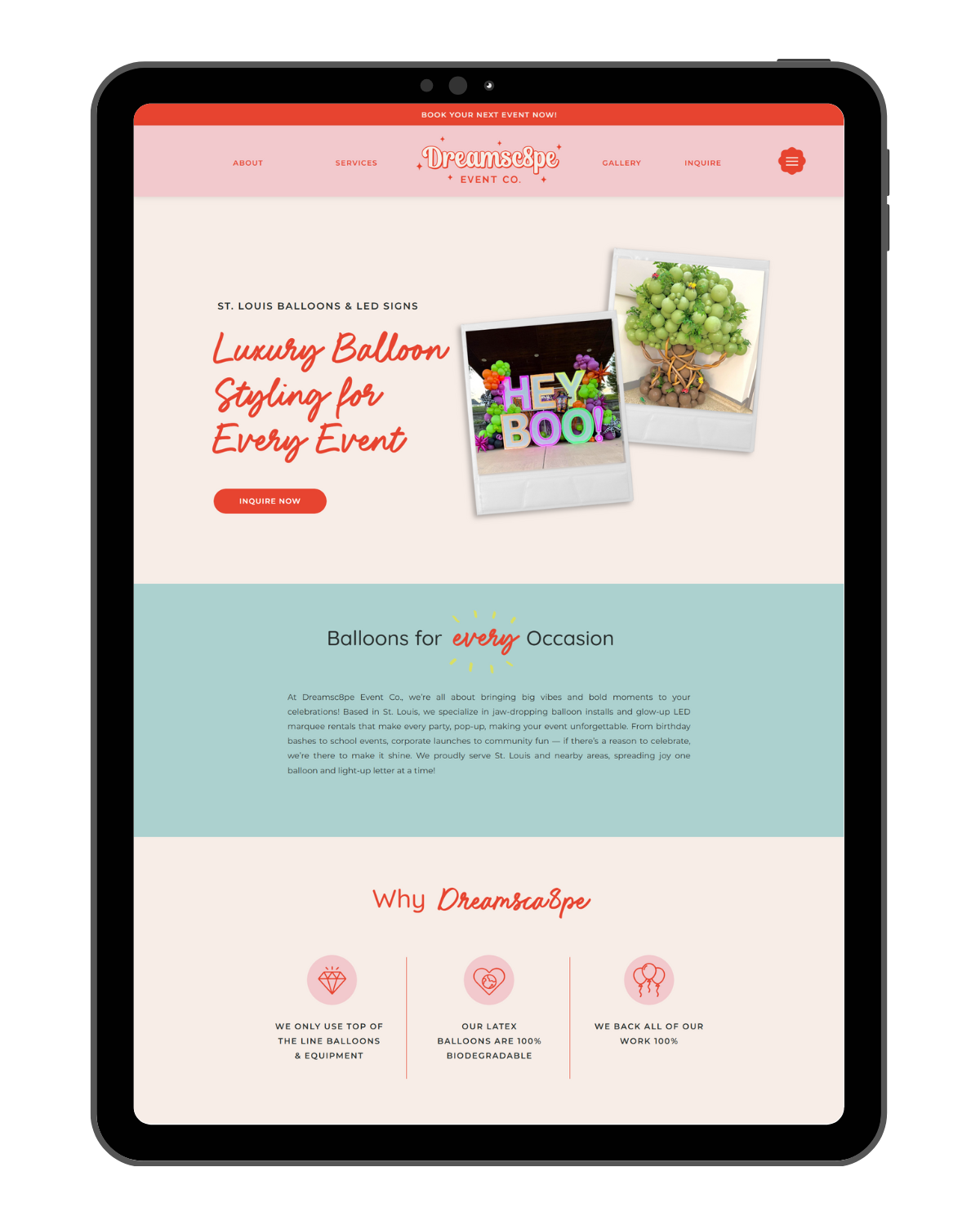balloon artist website