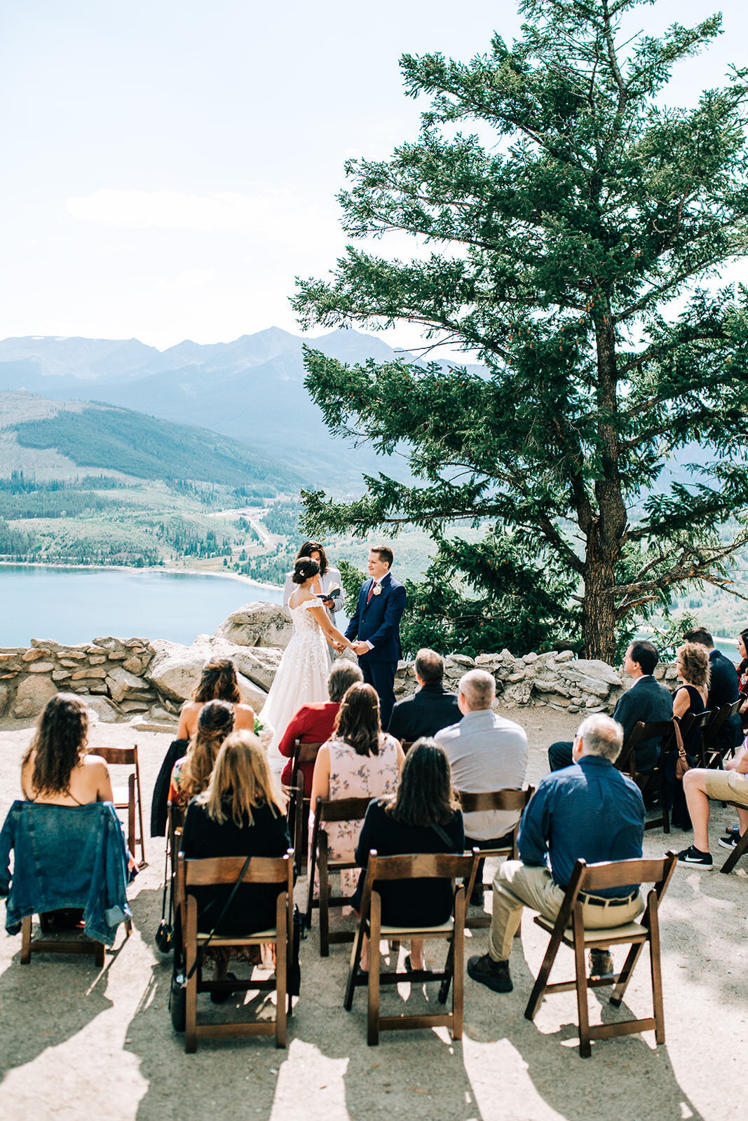 photo of elopement ceremony at sapphire point