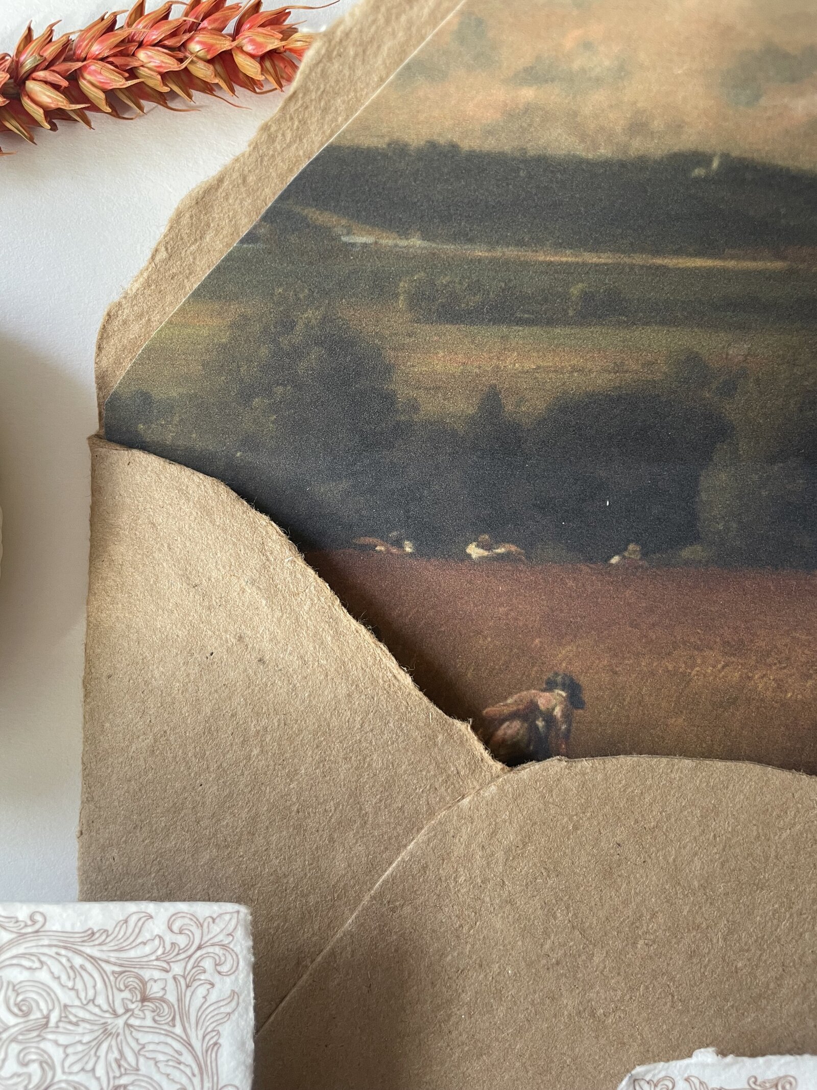 Custom envelope liners