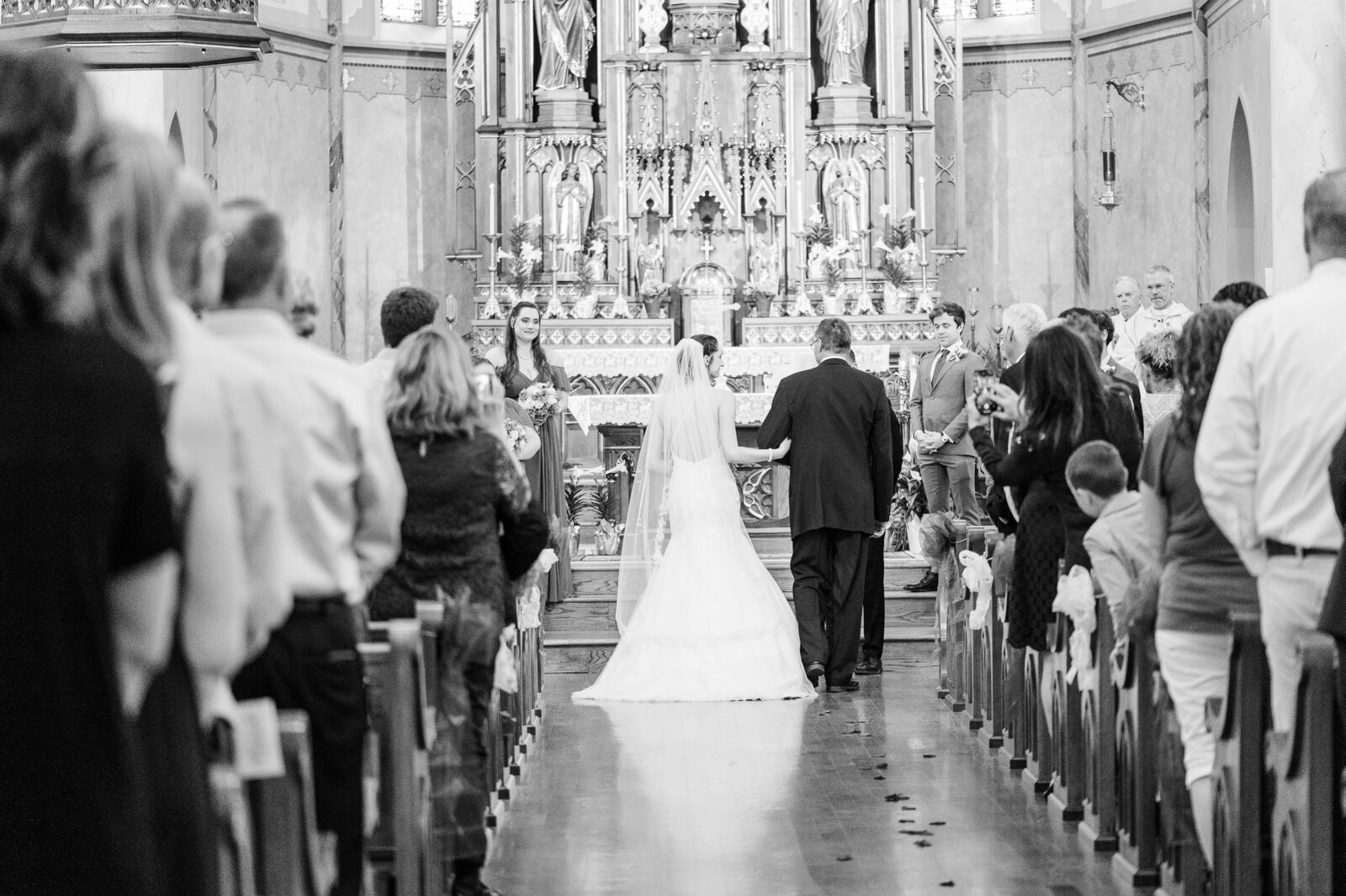 St. Peter Catholic church wedding in Jefferson city missouri