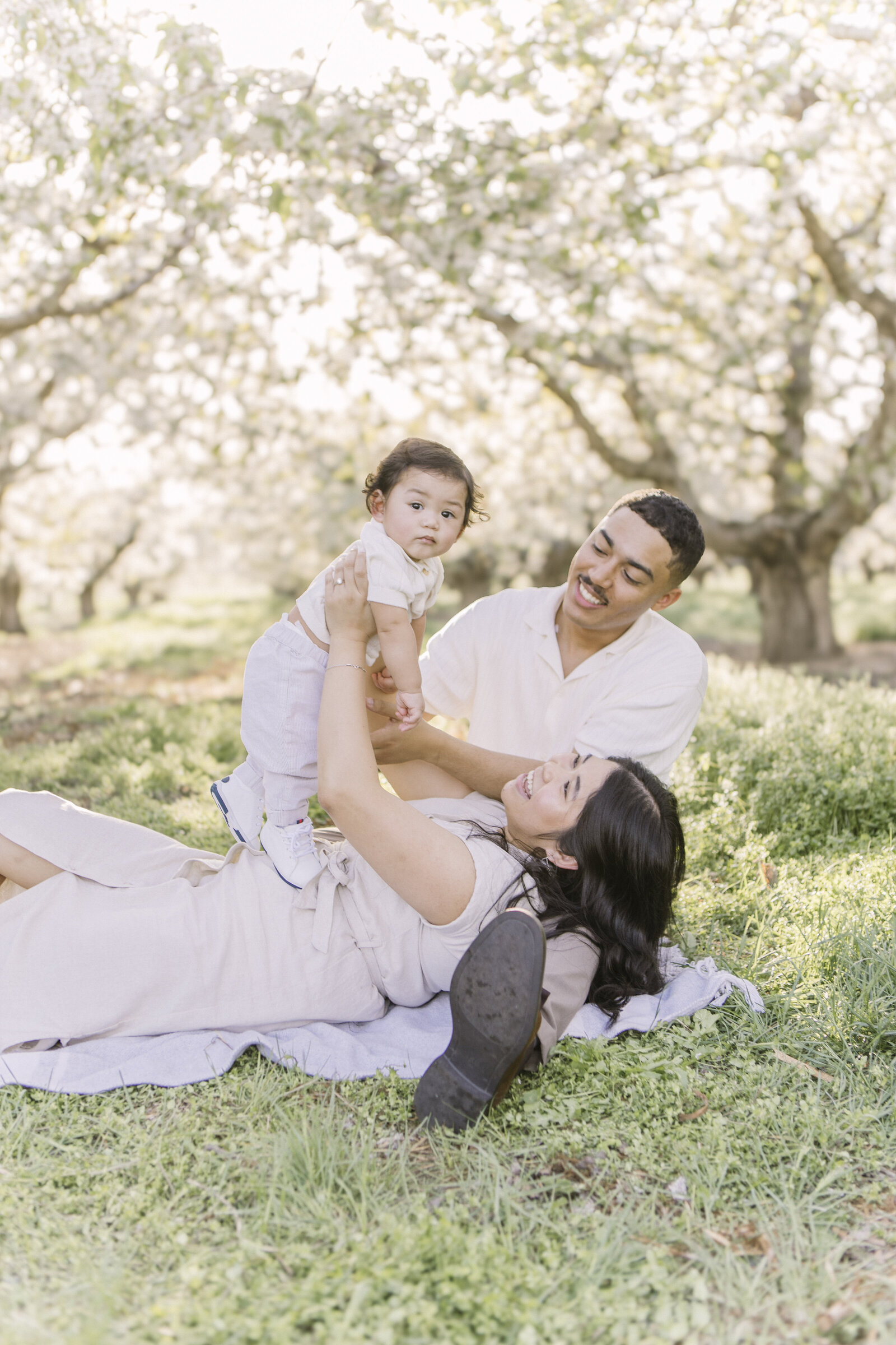 Boise Idaho Spring Orchard Blossom Mini Sessions