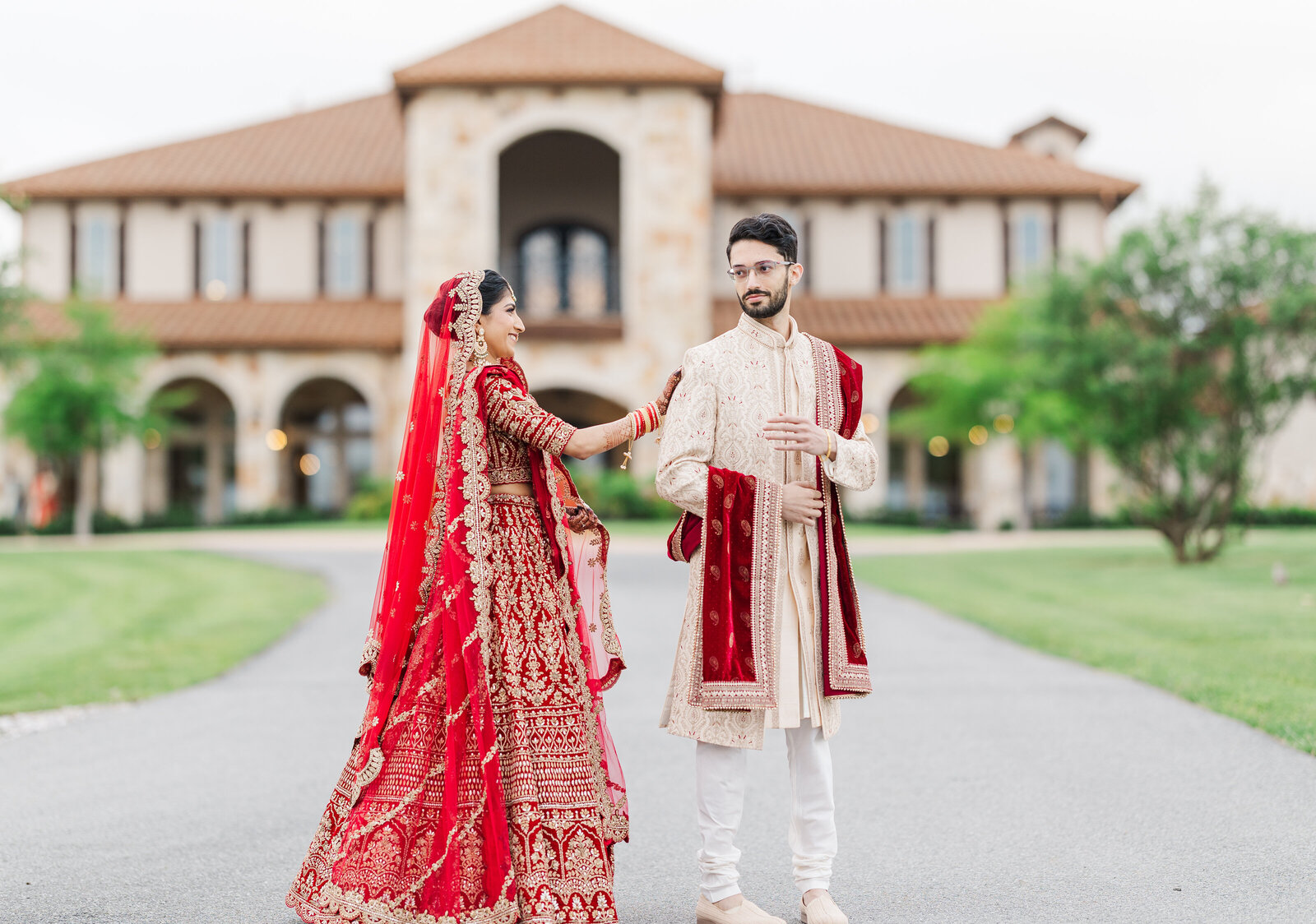 Desi-wedding-couple-first-look