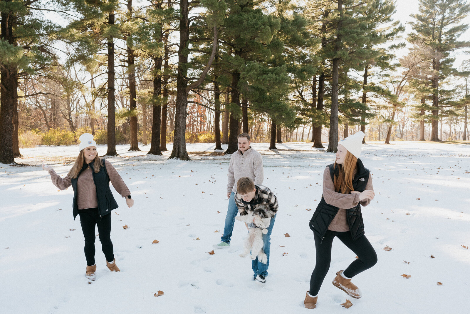 Iowa Family Photos Winter Christmas Card-50