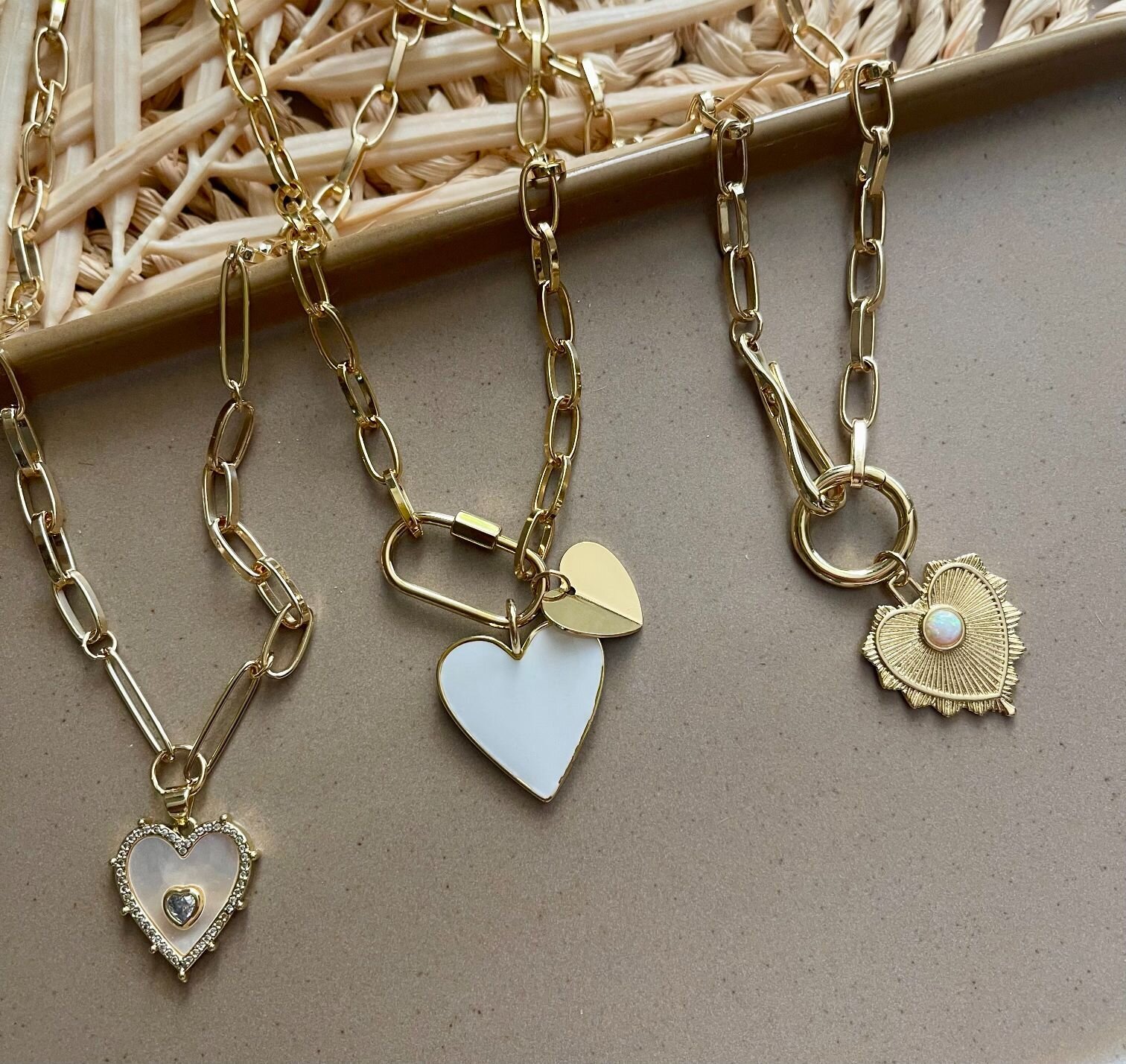 The Project Gold-Filled Heart Chain Necklaces