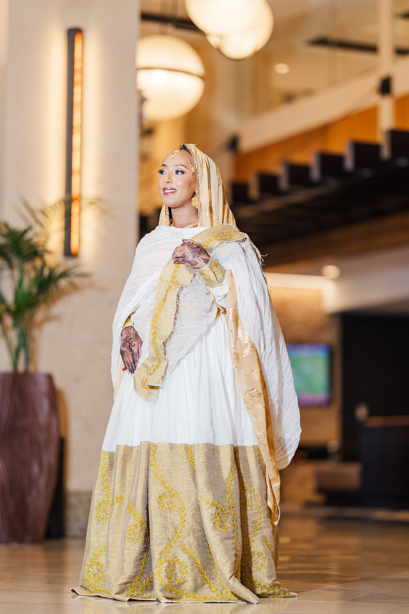 Bride-standing-side-way-portrait