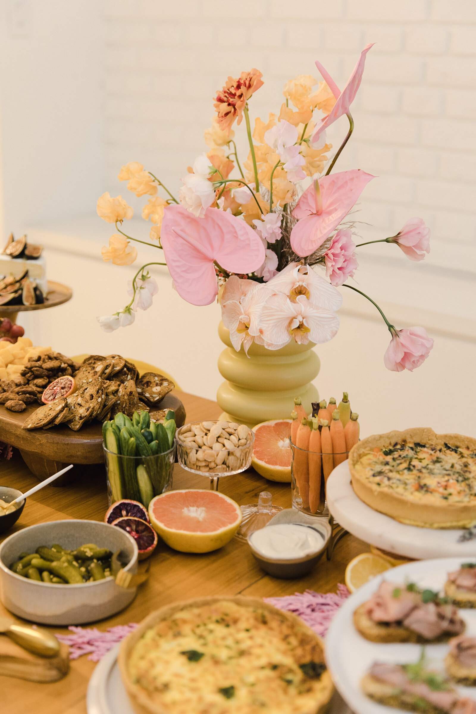 catering new york city luxury wedding buffet