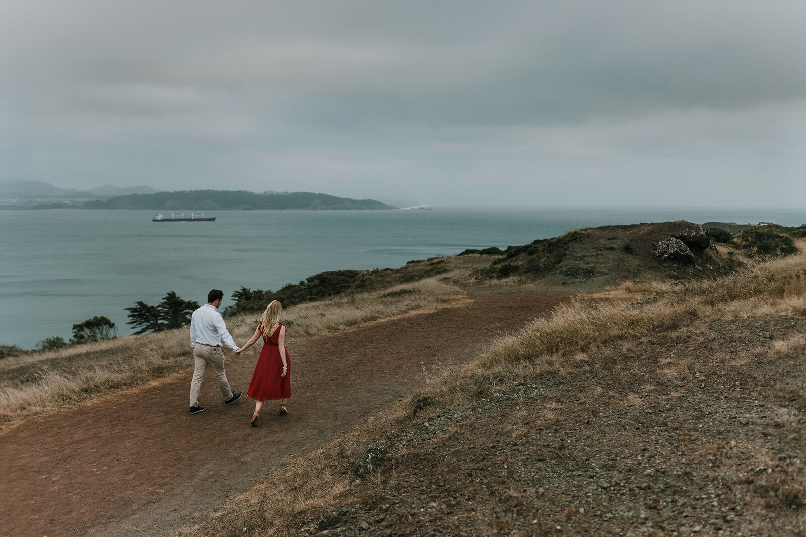 engagement session  marin headlands