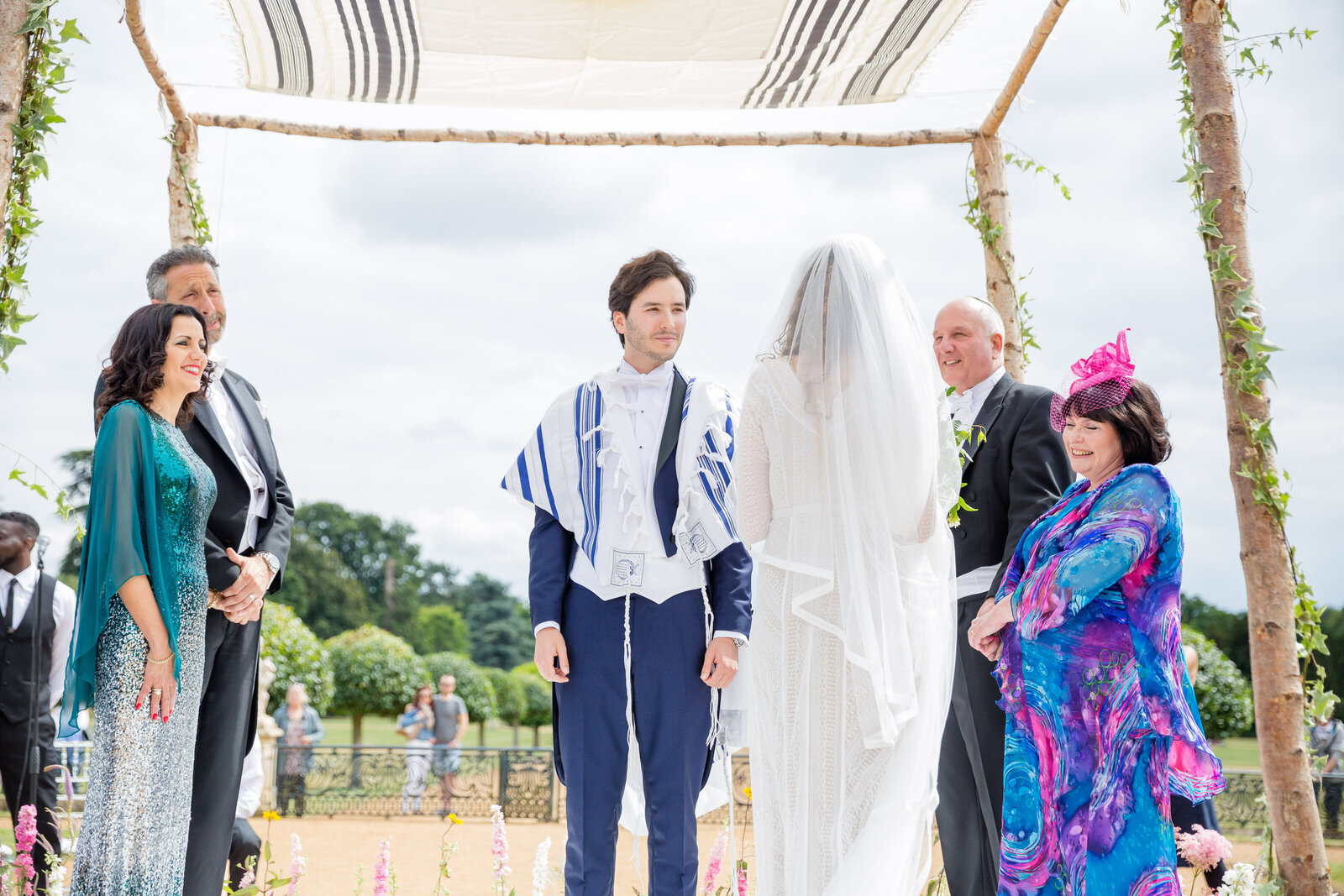 Jewish wedding ceremony at Wrest Park