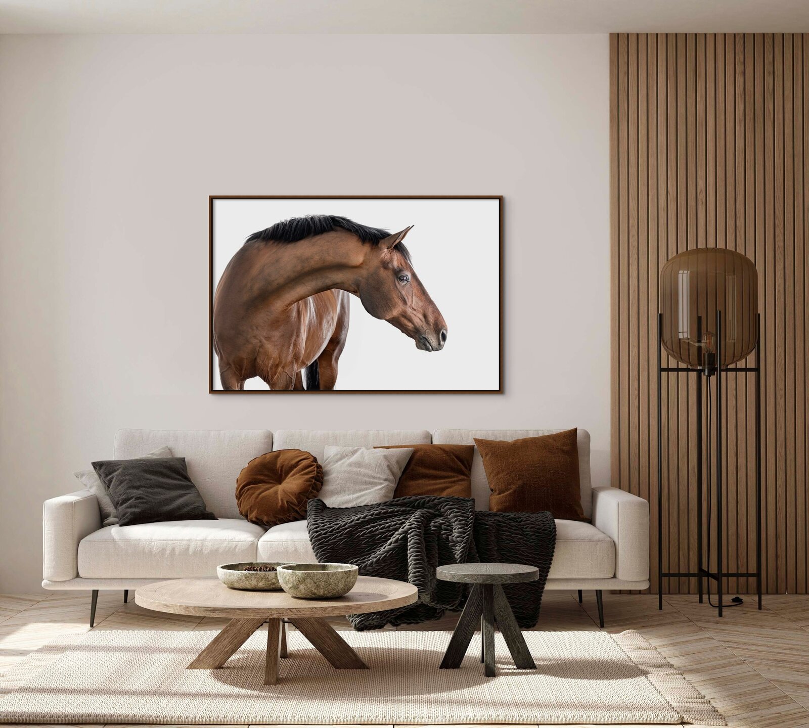 Equine Portrait Living Room