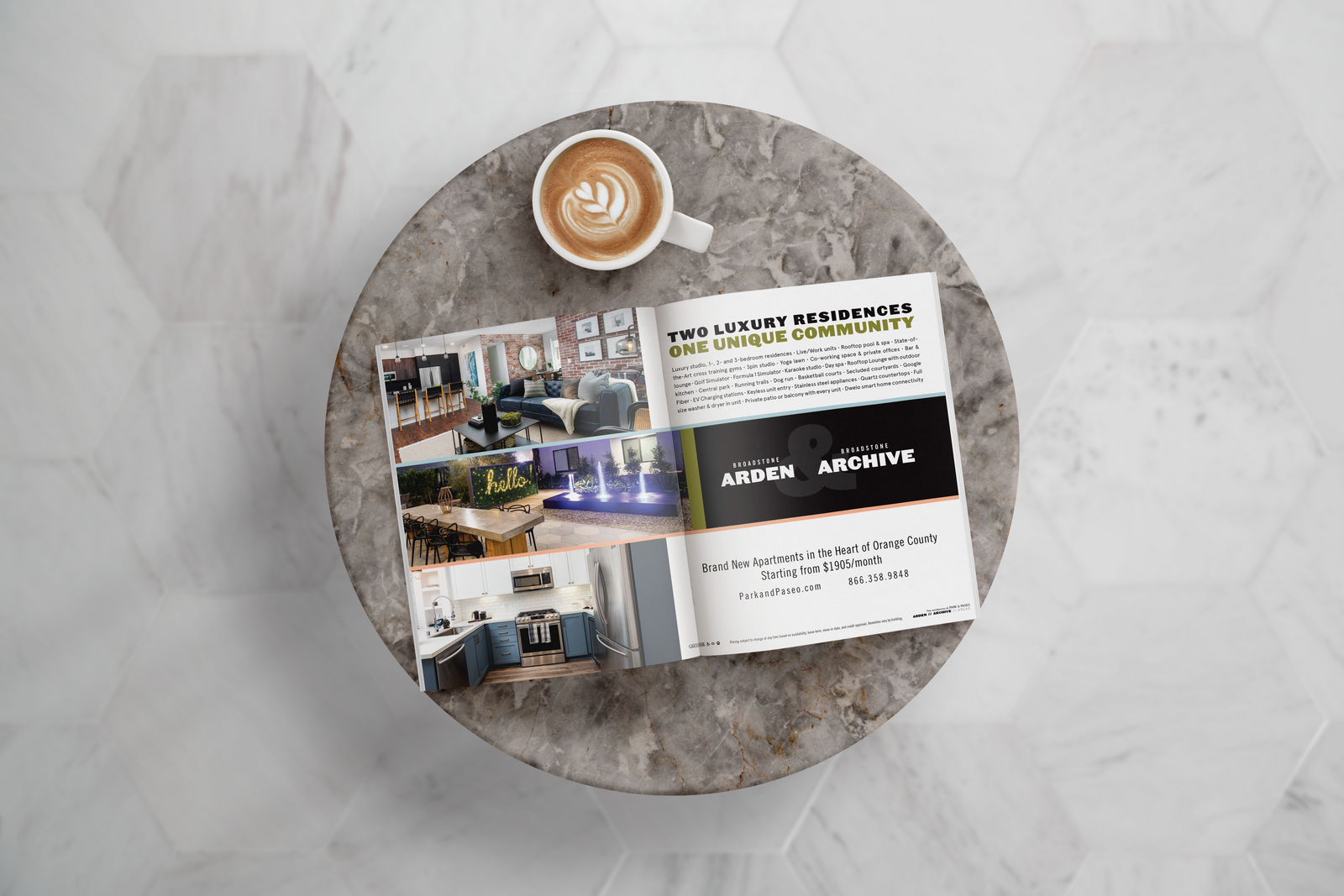 PORTFOLIO ITEM - MARKETING - Park & Paseo Magazine Ad