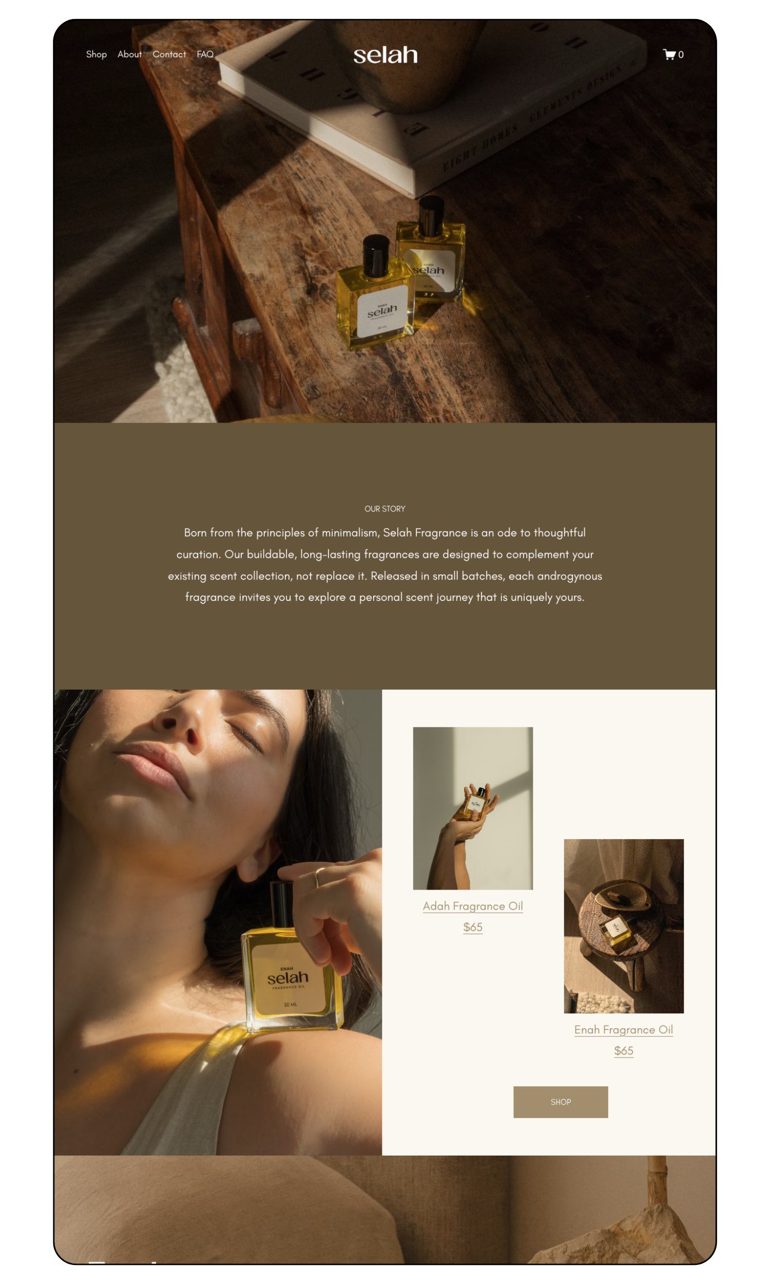 perfume web design