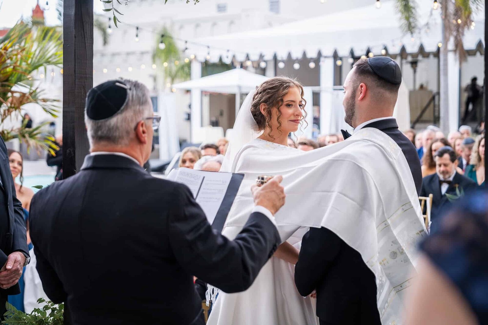  jewish wedding ceremony Casa Monica Wedding venue in St Augustine