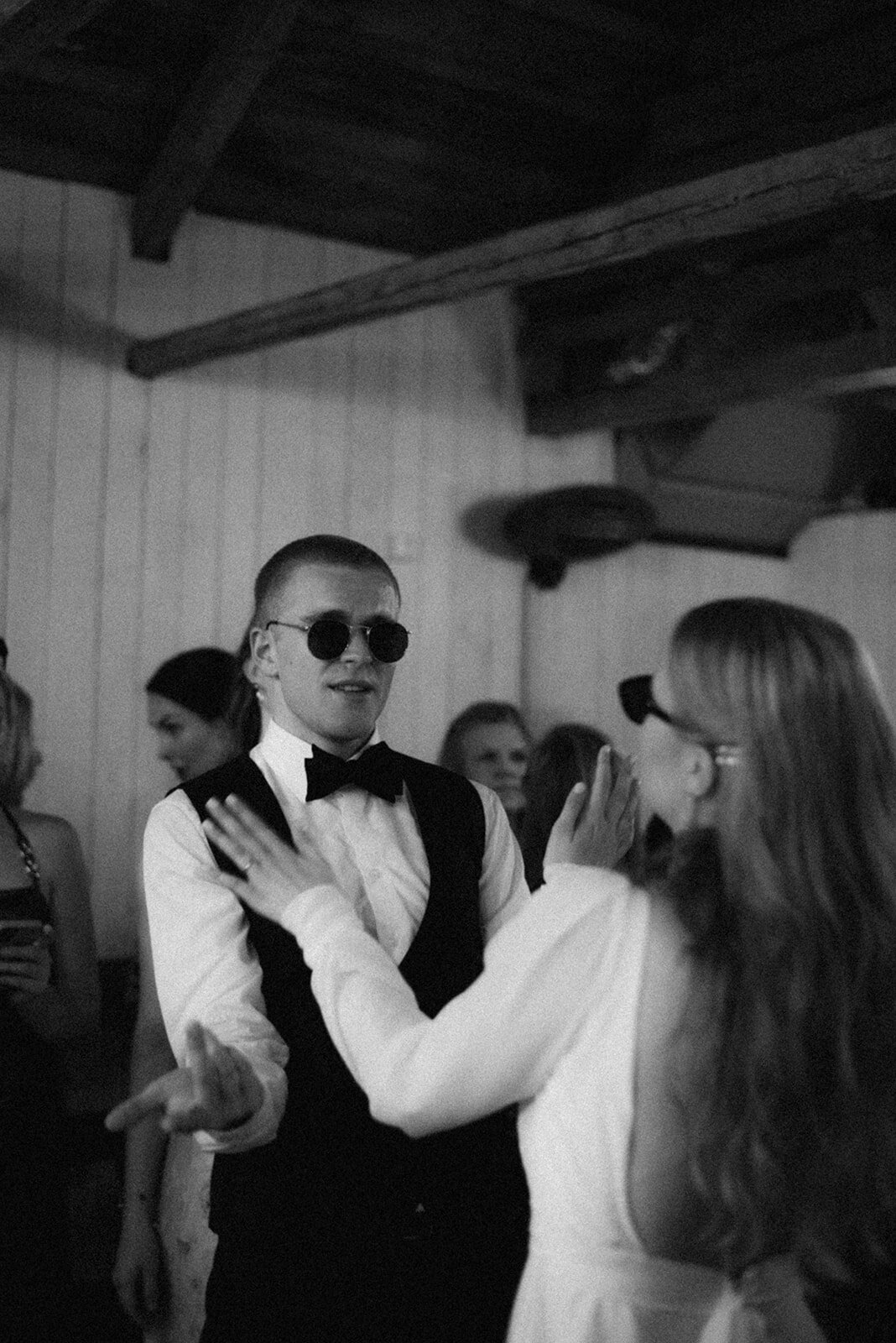 Wedding photo of an Intimate  wedding reception  in Porvoo by photographer Hannika Gabrielsson