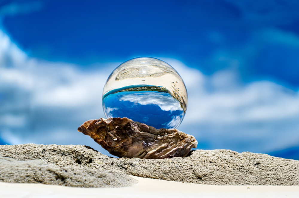 COLORED CRYSTAL BALL