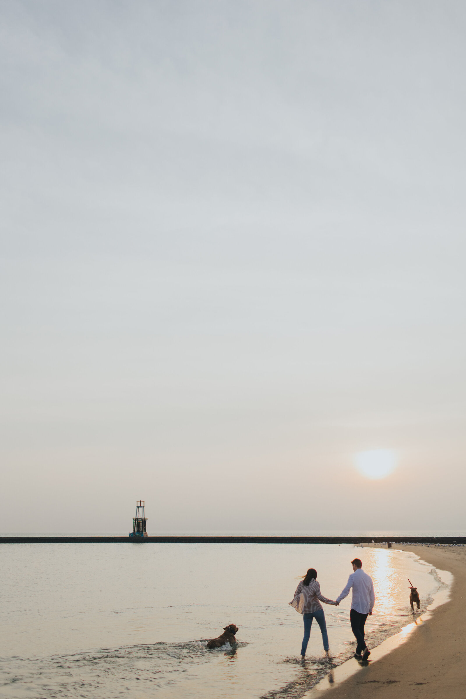 Chicago Lakefront Engagement Session_8