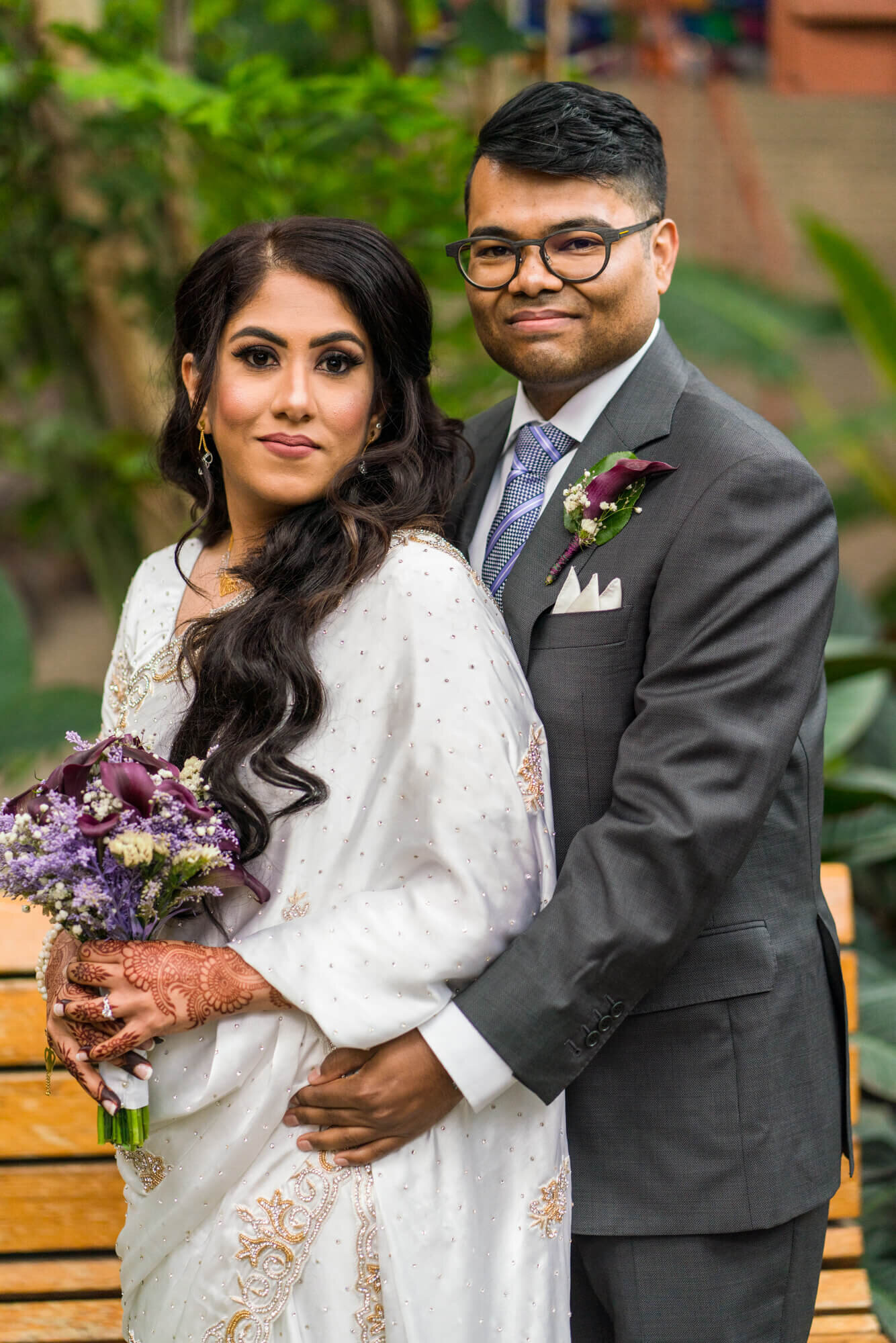 East Indian Wedding - Edmonton Wedding Photographer - Bride and Groom