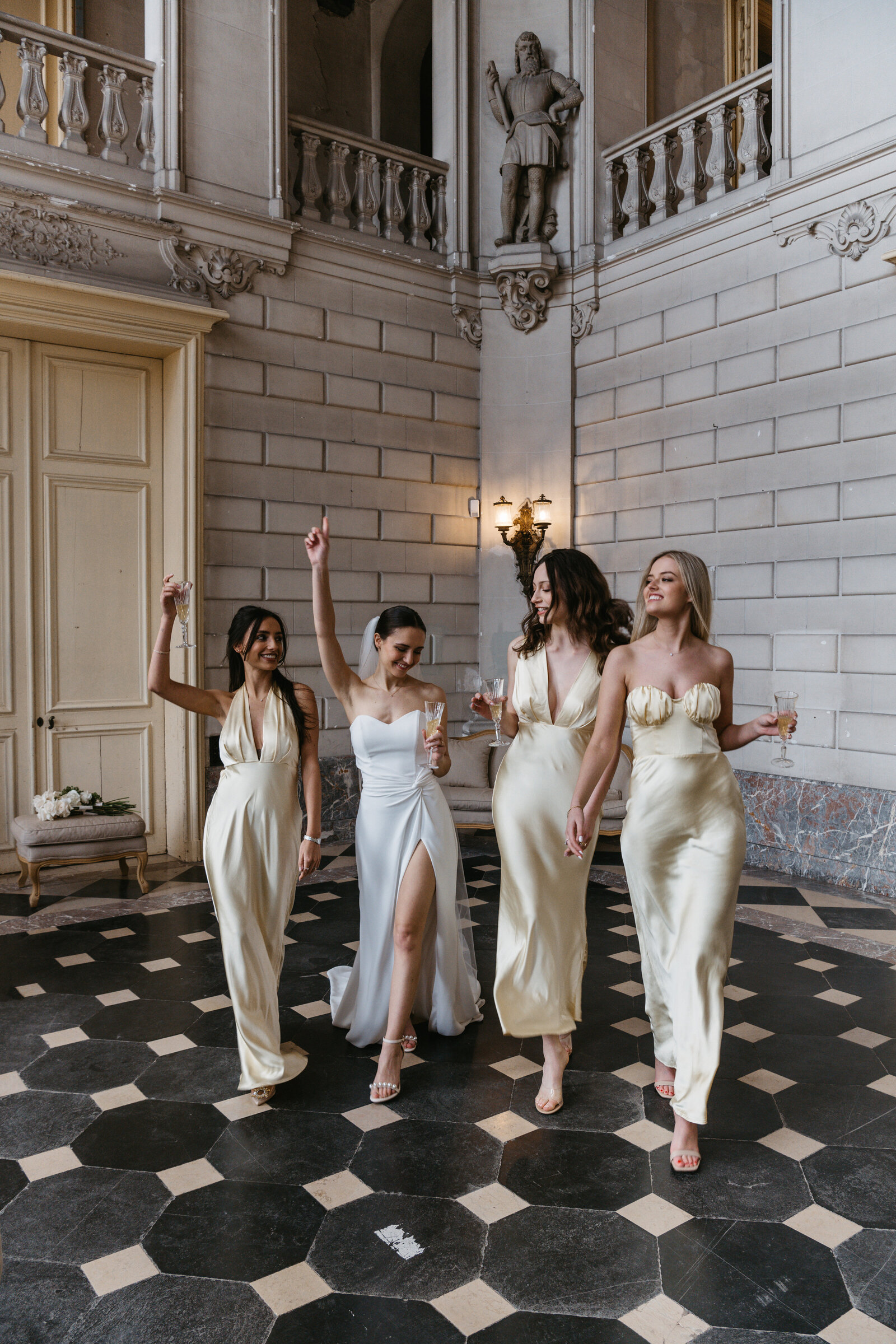 Huwelijksfotografie bruidsmeiskjes