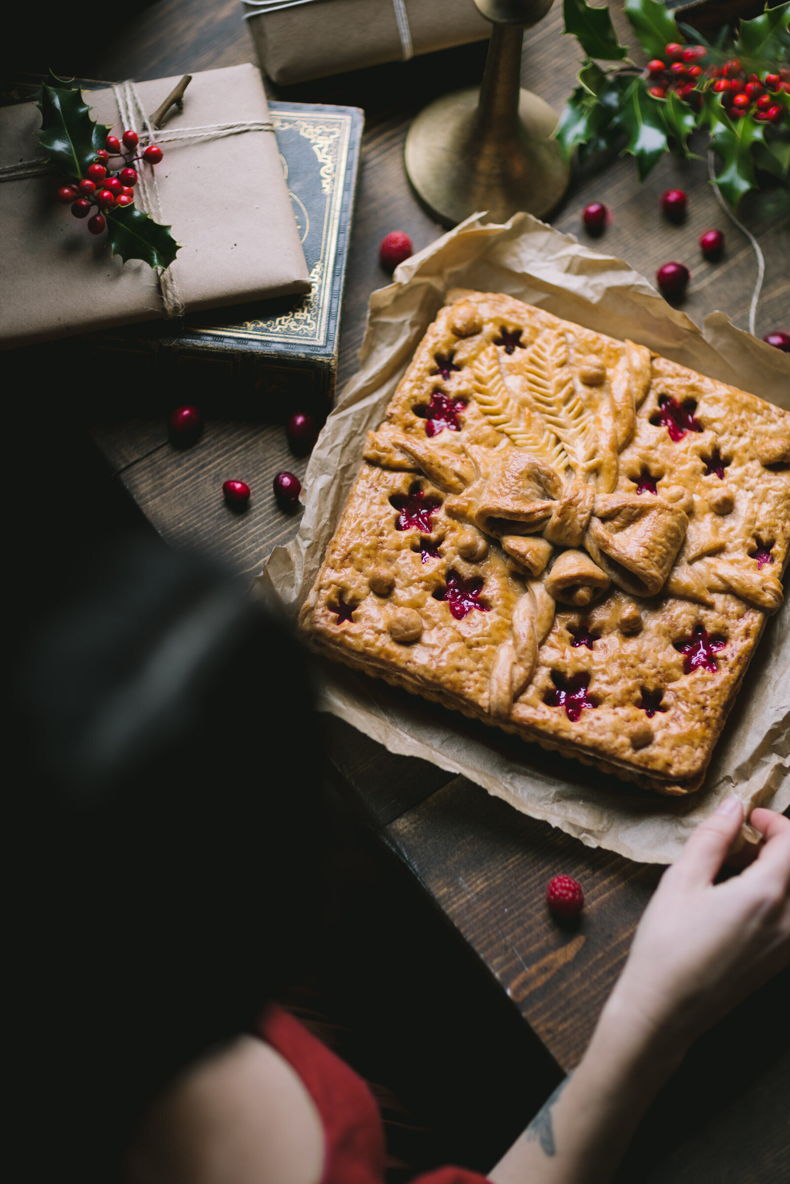 Cranberry Raspberry Tart-1-10