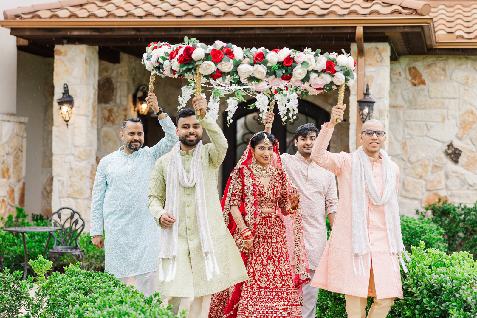 Dallas-indian-bride-wedding-entry-photographer