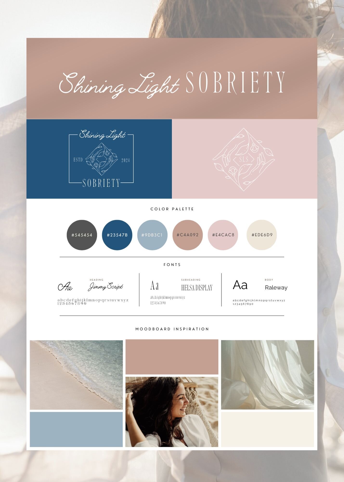 Shining Light Sobriety Brandkit