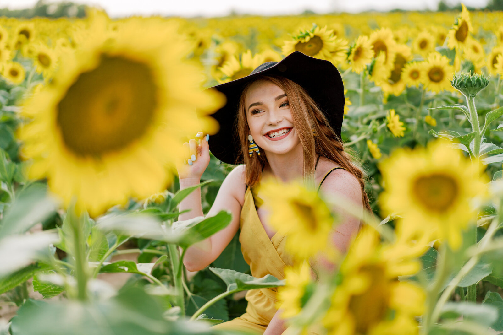 clarksville arkansas senior sunflower photographer