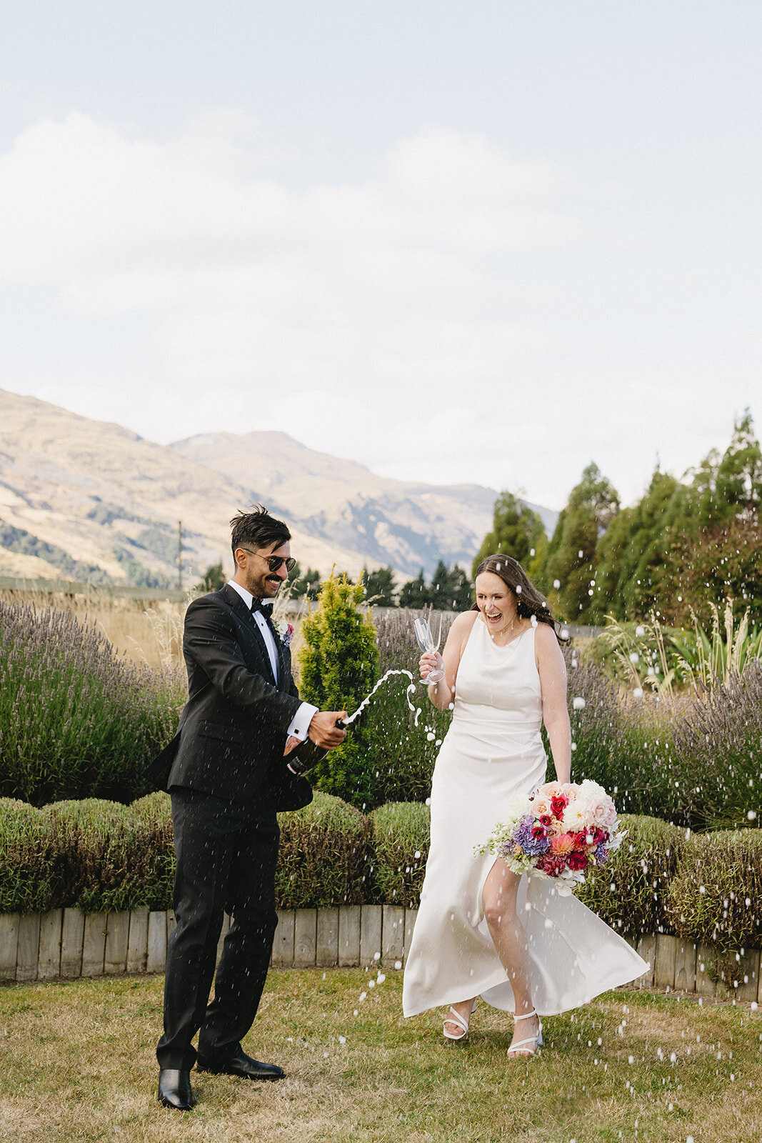 Wedding at Ben Lomond Lavender Farm