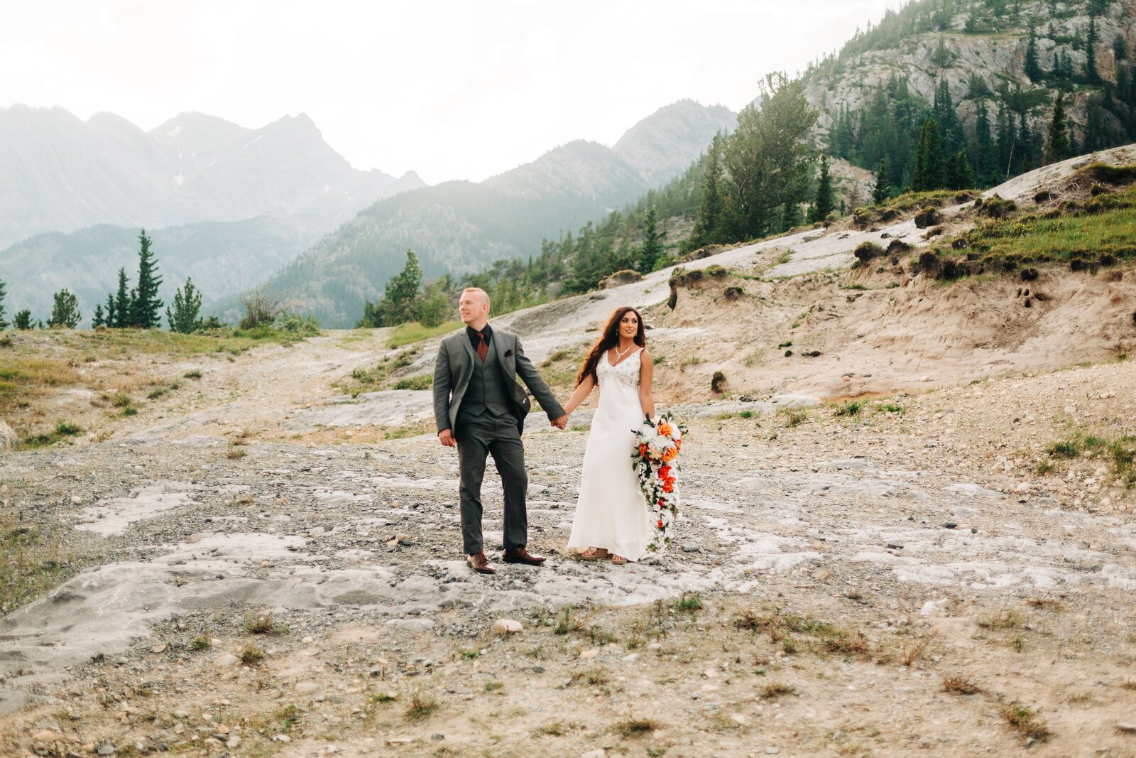 mountain wedding photographer alberta