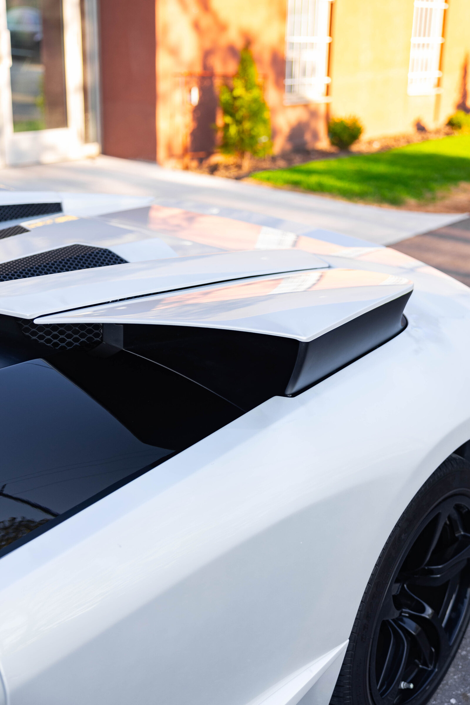 White Lamborghini Murci Paint Correction Full Body PPF Exterior Interior Detailing Le Mans Detailing Markham Toronto 4