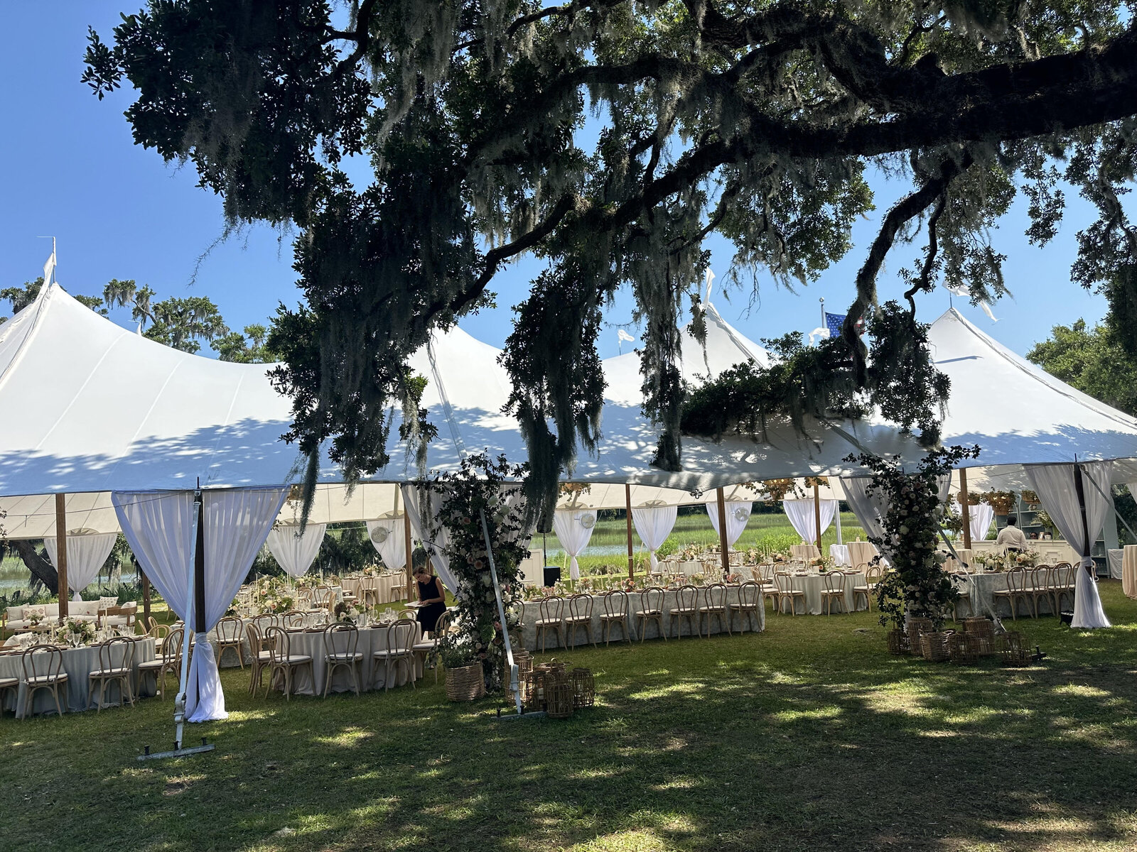 tent outside