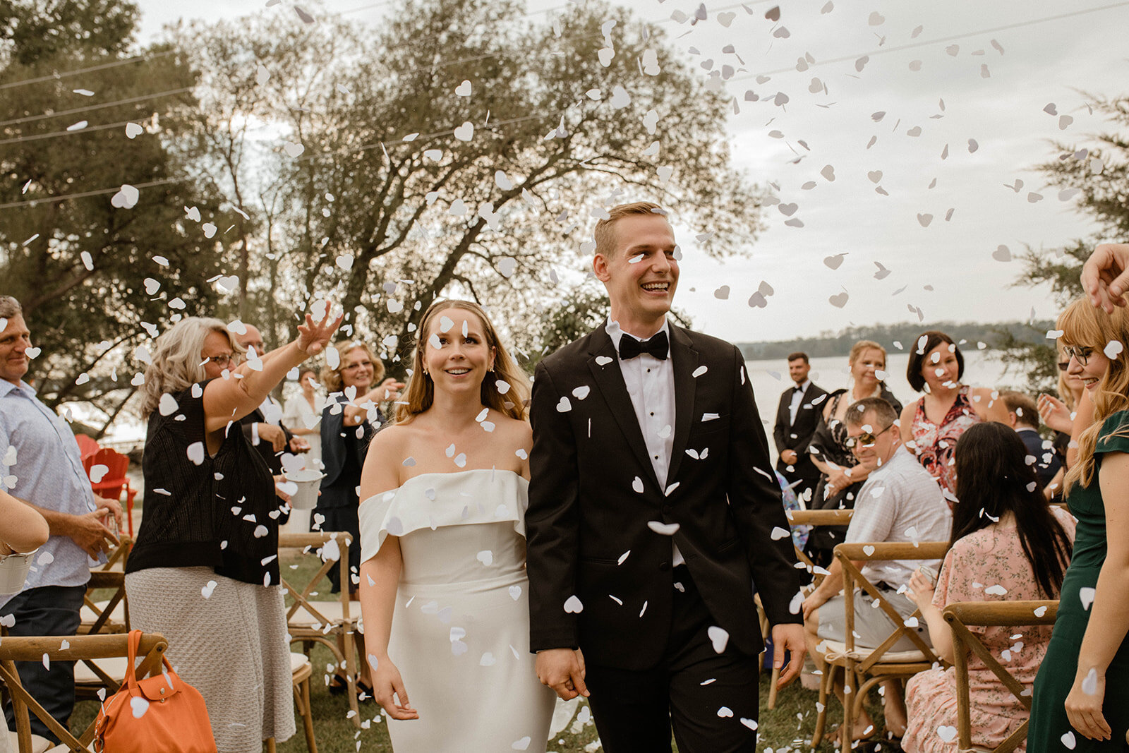 Wedding couple on a mountain