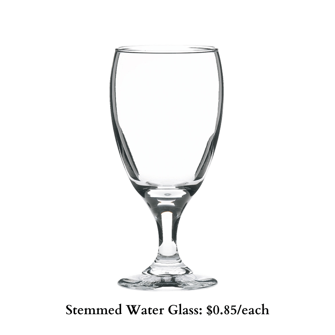 Stemmed Water Glass-445