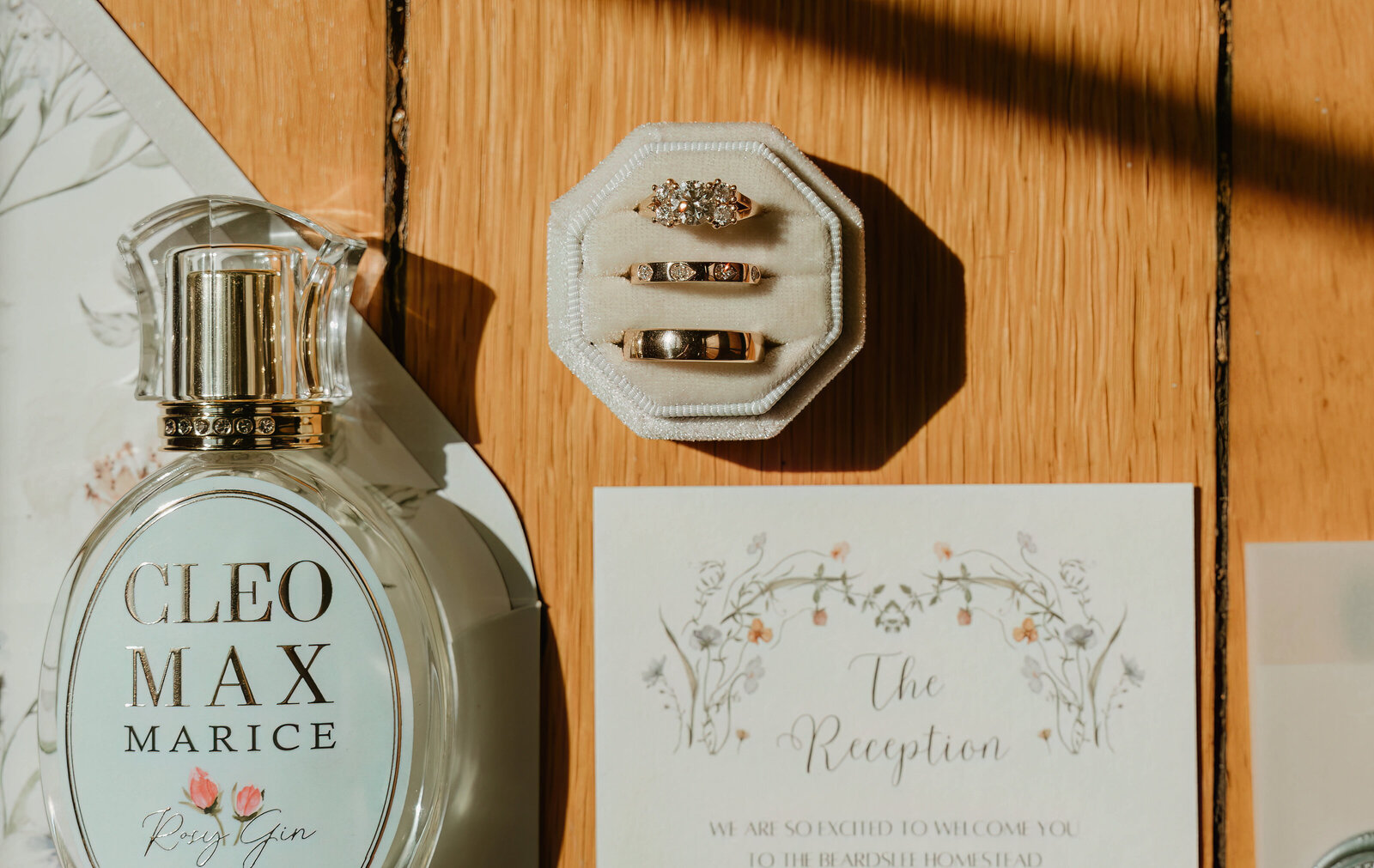 Custom wedding invitation