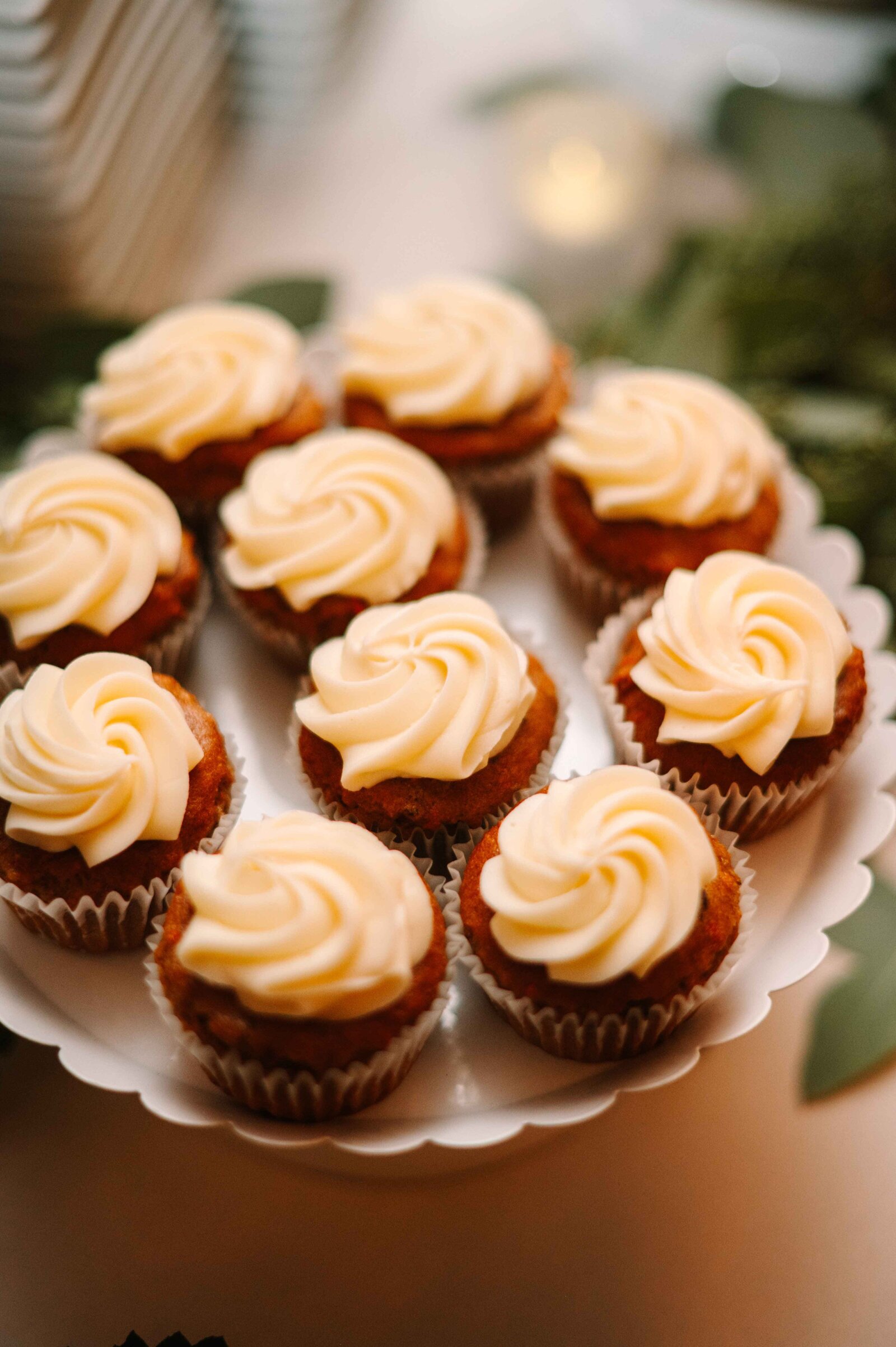 Wedding reception delicious cupcake