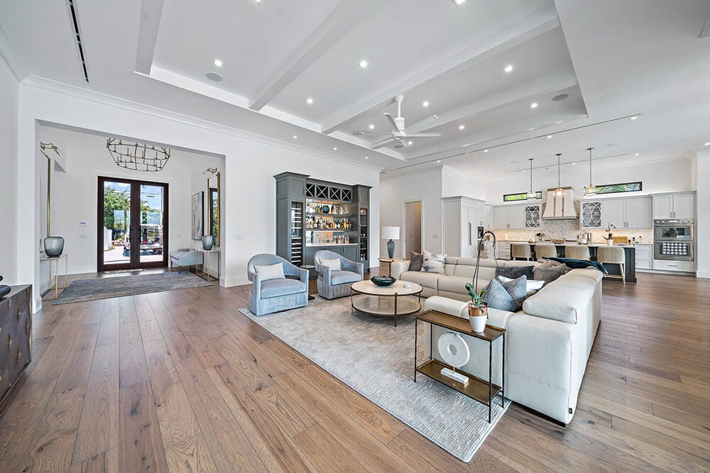 Luxury Living in a Custom-Built Estate Living Room